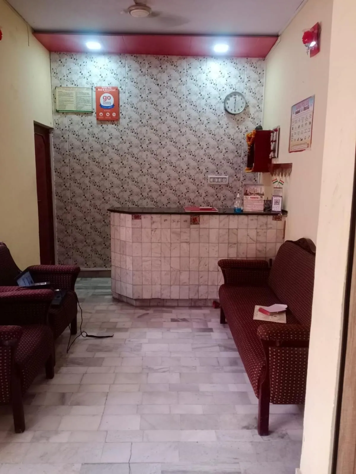Lobby or reception in Hotel Raj