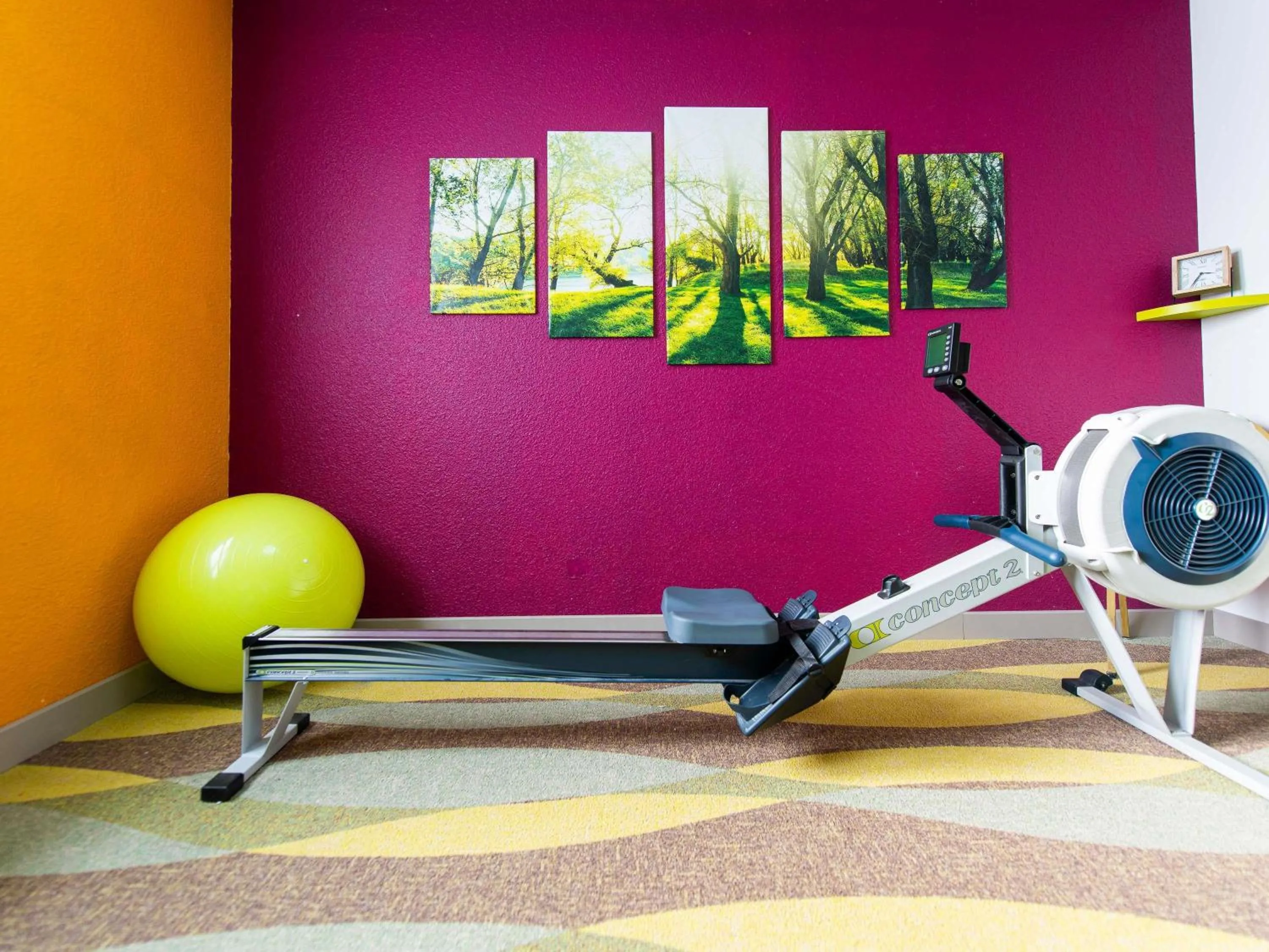 Fitness centre/facilities in ibis Styles Gien