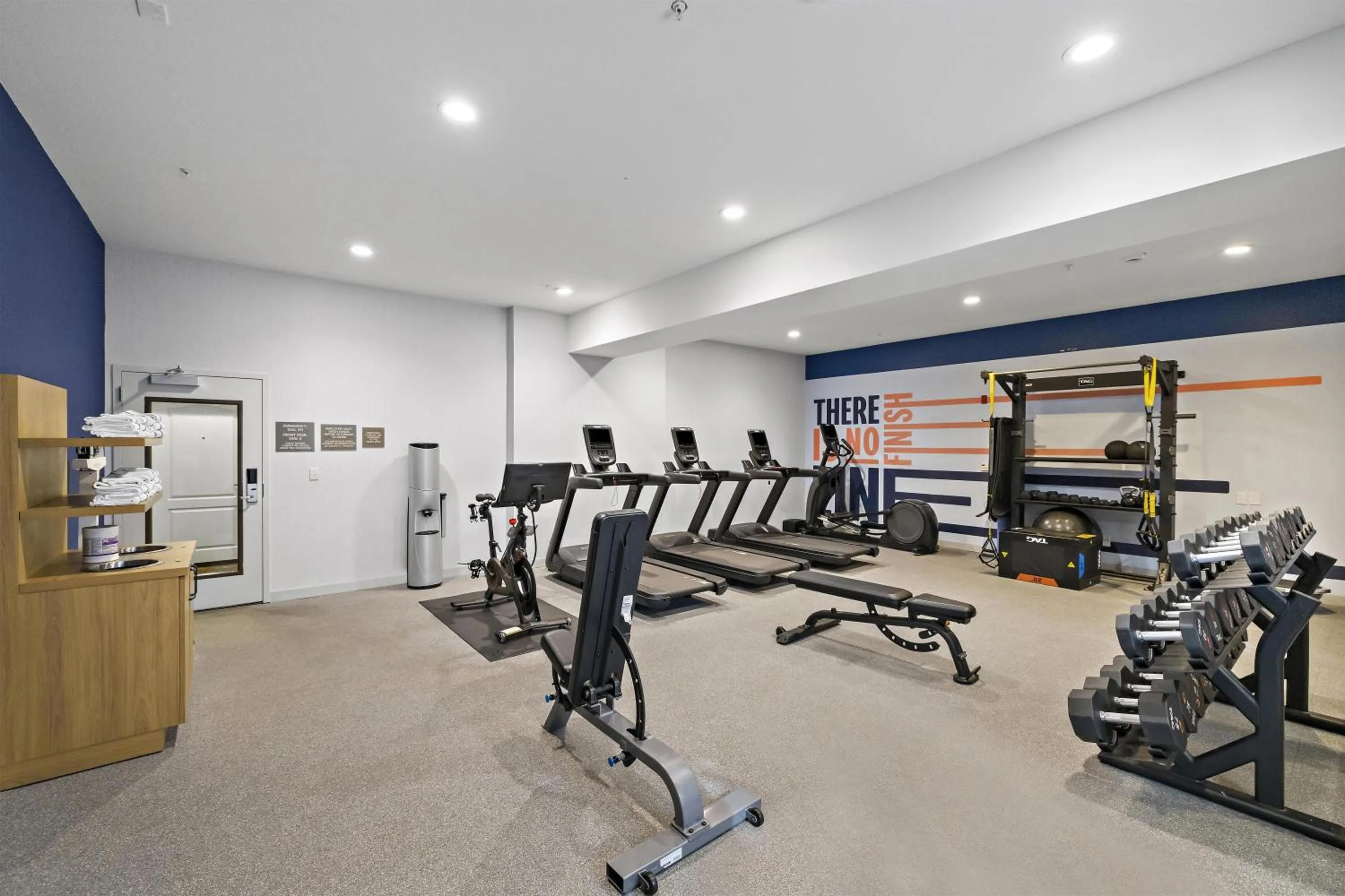 Fitness centre/facilities in Hampton Inn & Suites Lancaster