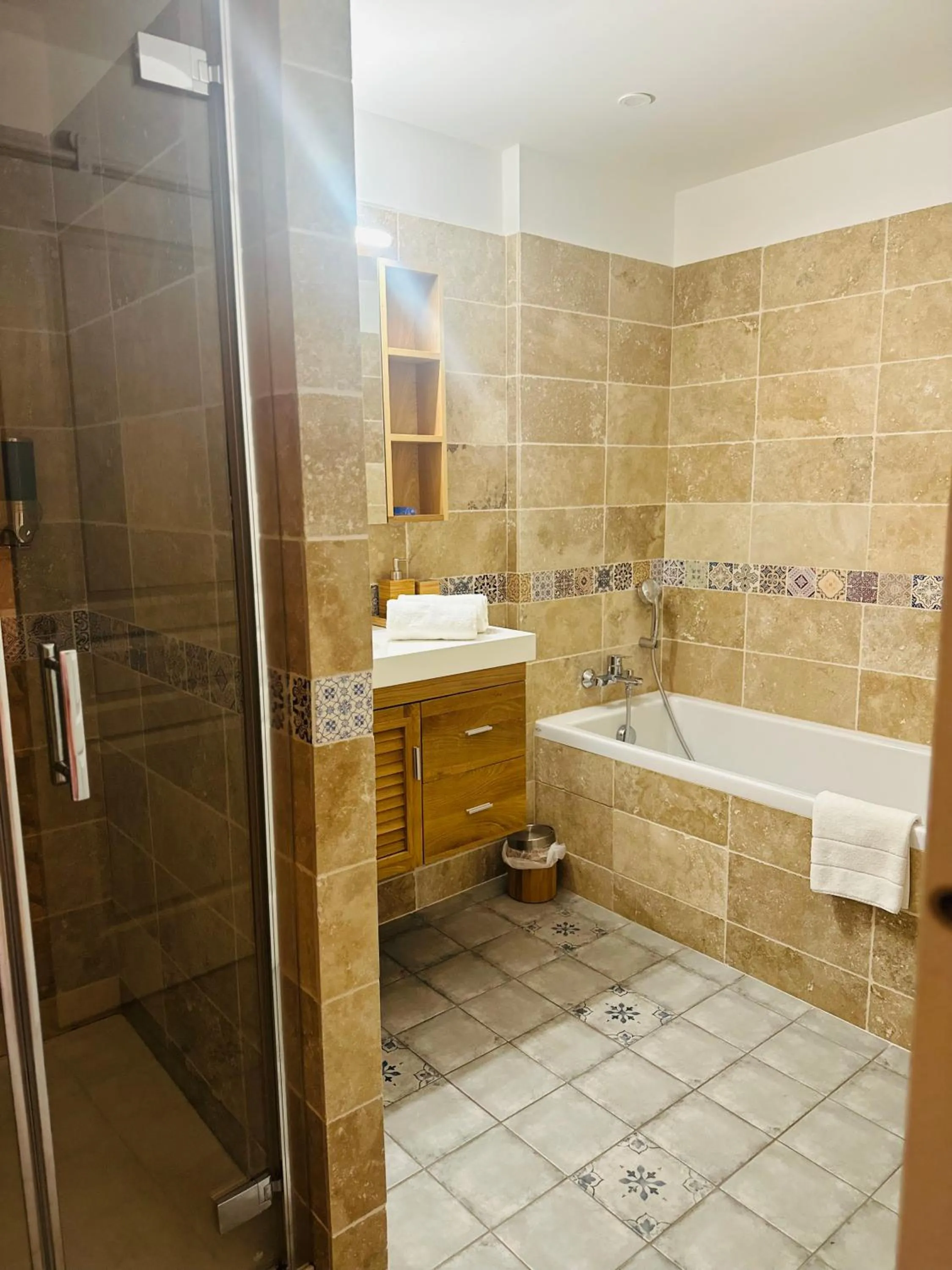 Shower in Le Pavillon Vert - B&B