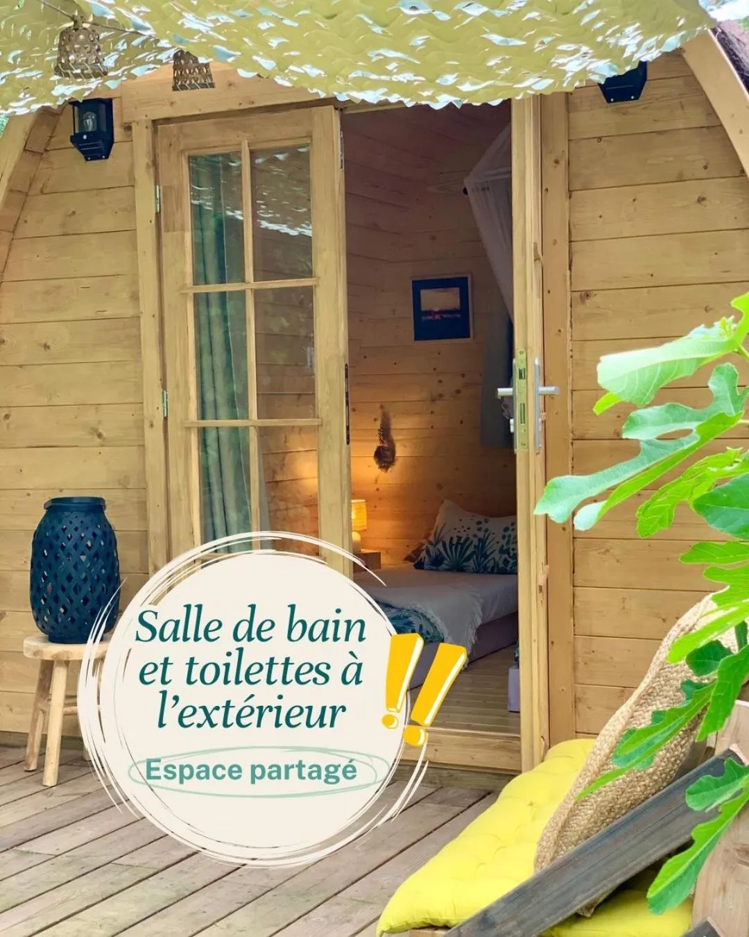 Bed in Le Pavillon Vert - B&B