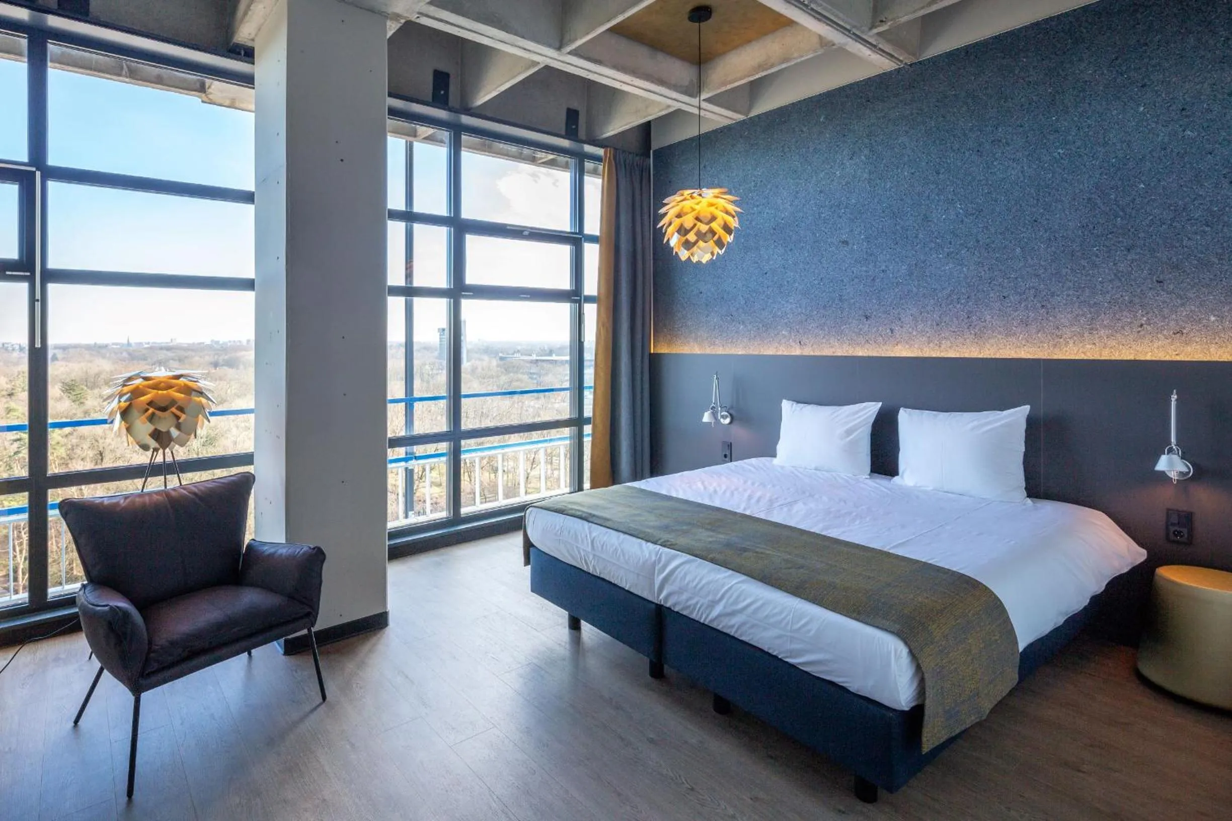 Shower, Bed in U Parkhotel