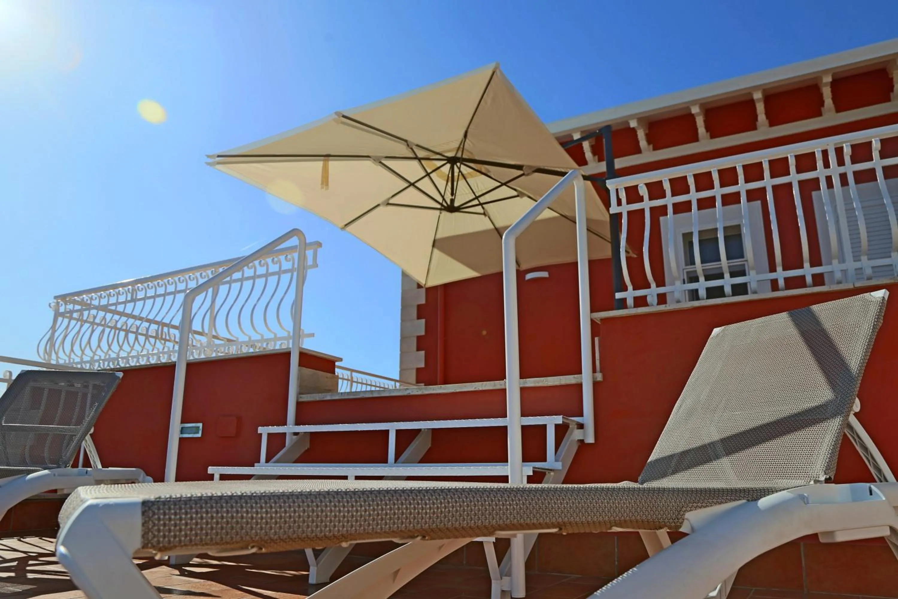 Patio in Villa Edera Rental Room