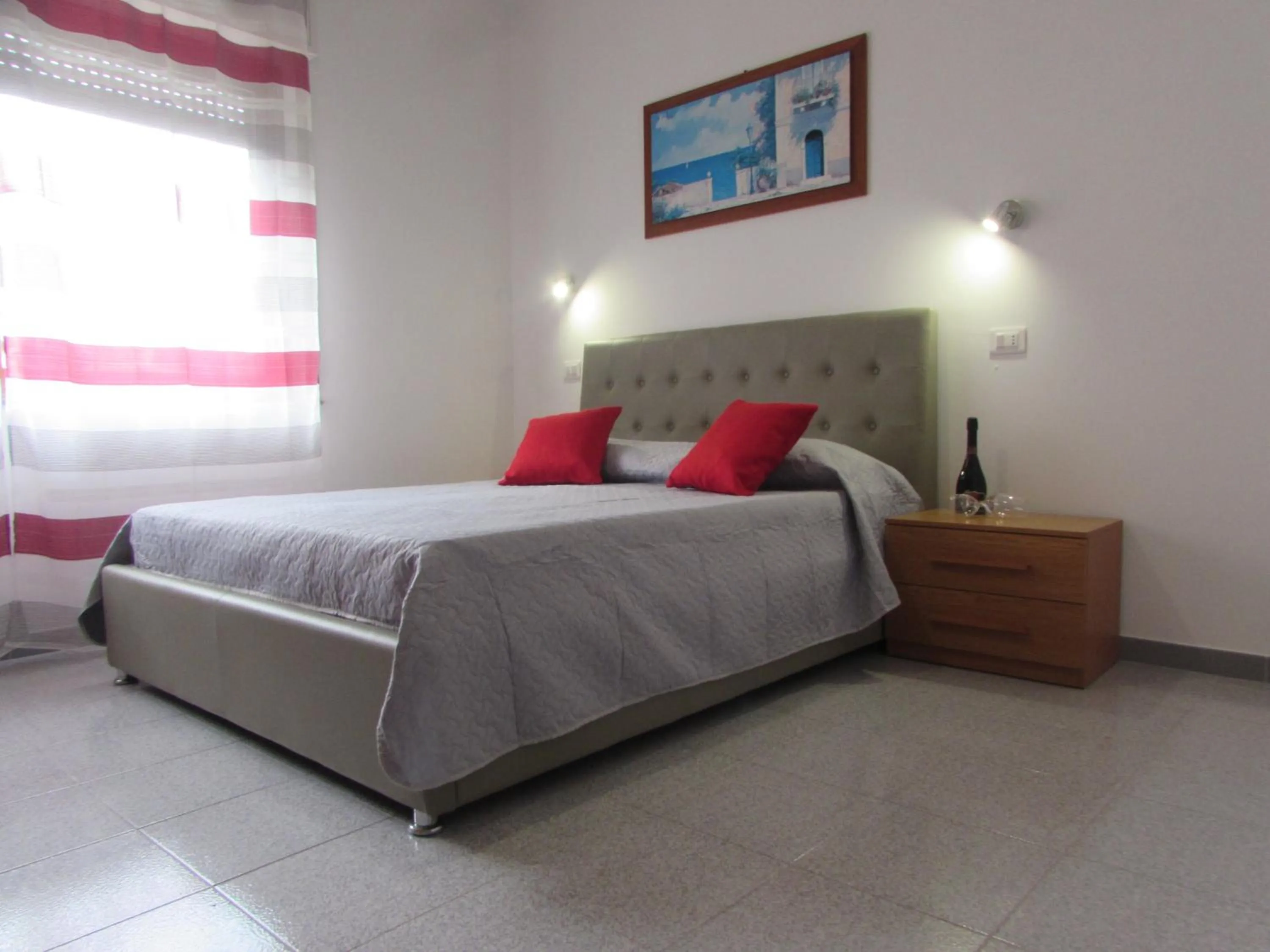 Bed in Living Piraino case vacanze