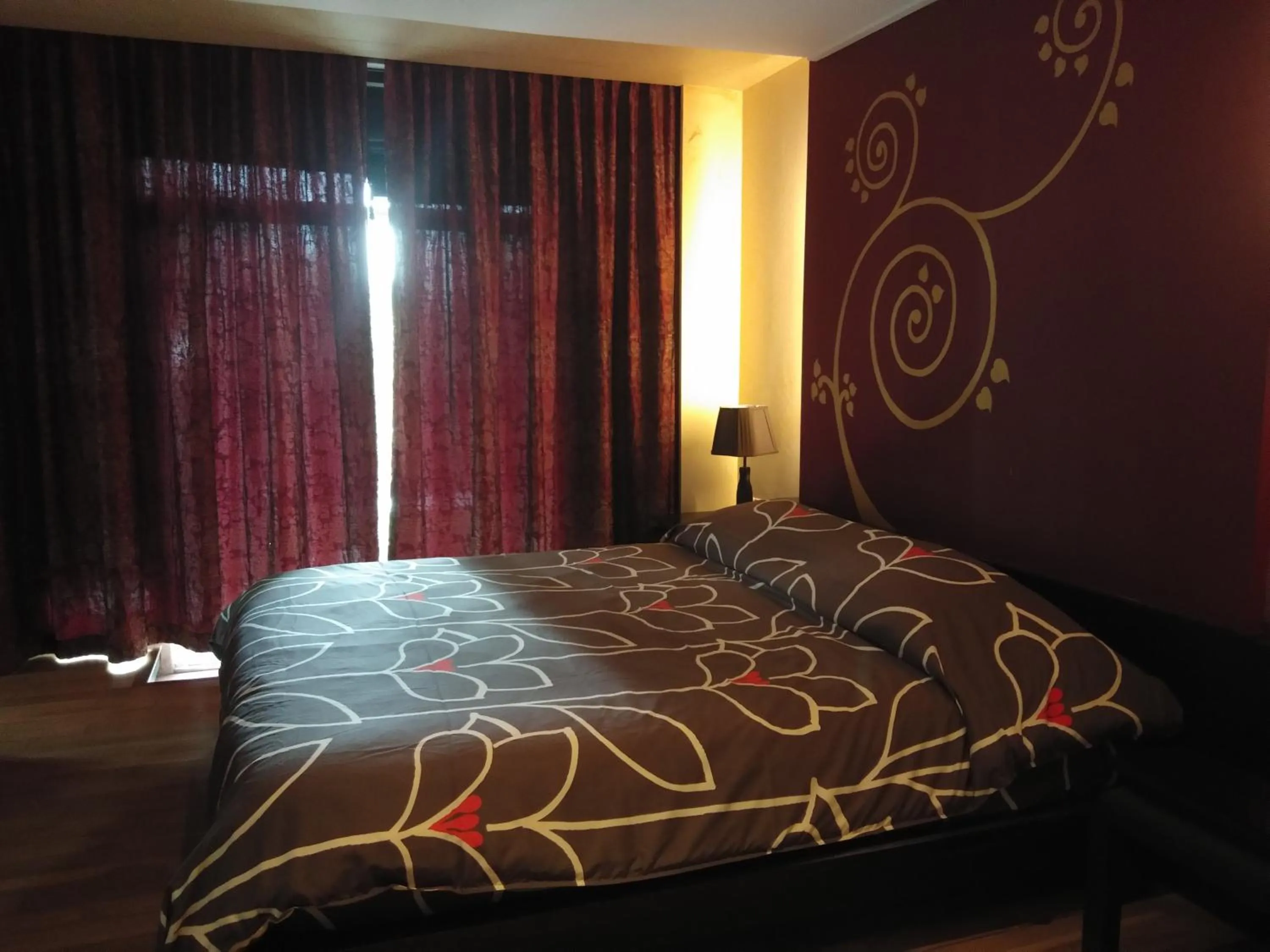 Bed in Pattaya tower room 7