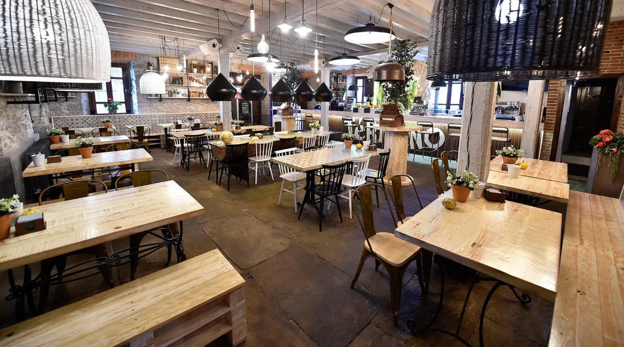 Dining area in Posada Término