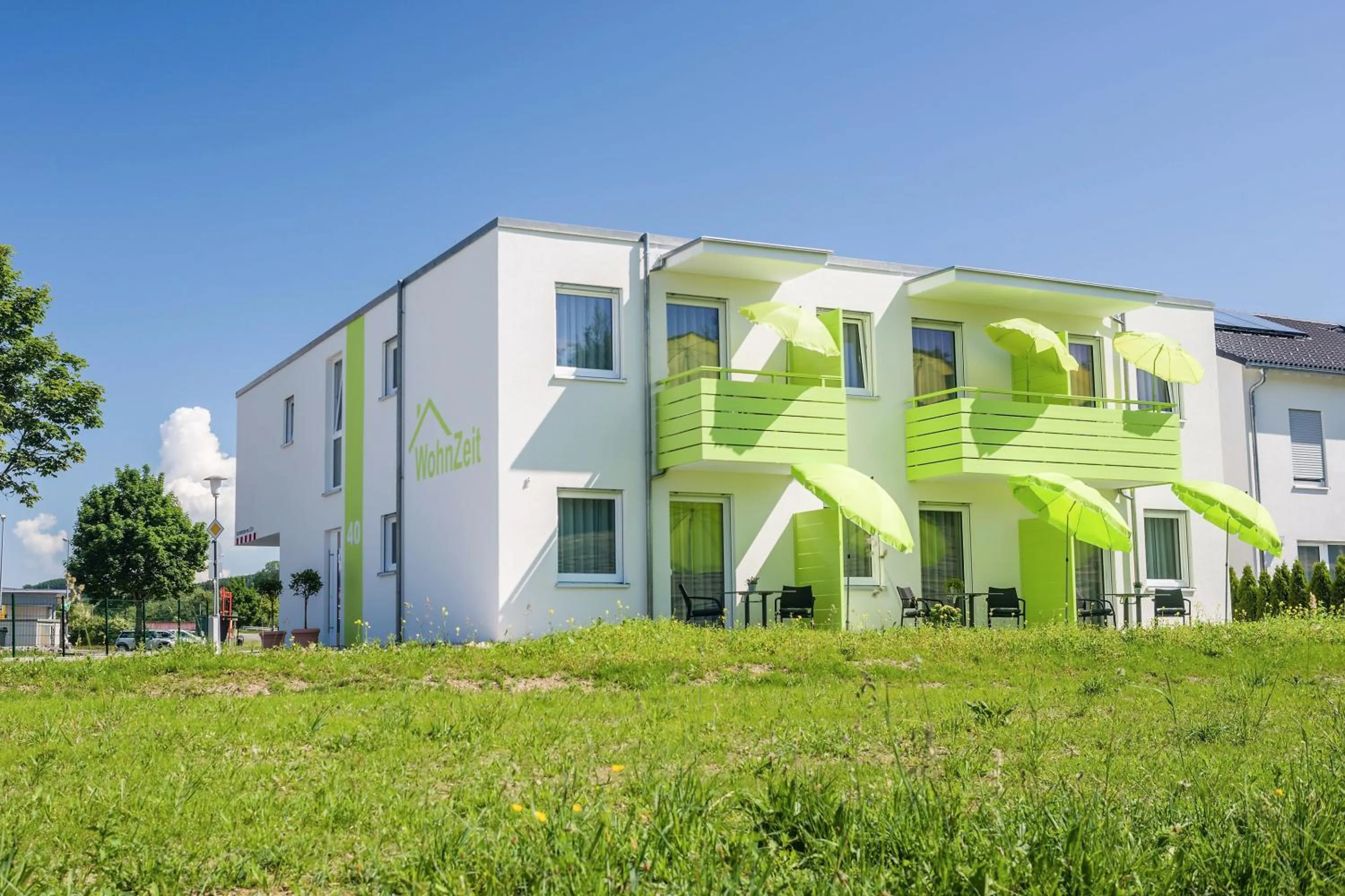 Property building in Apartments Amtzell, Selbst-Check-in