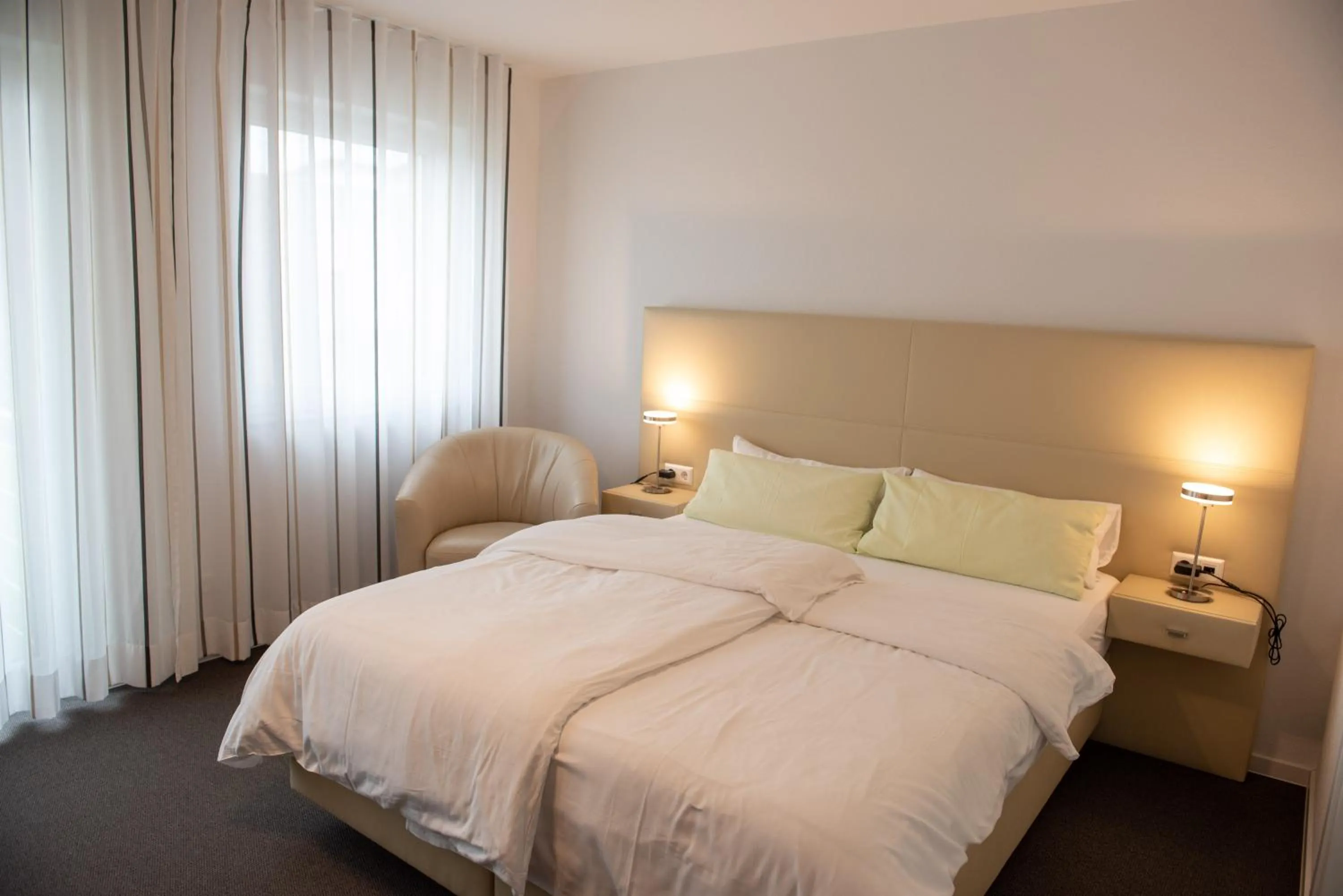Bed in Apartments Amtzell, Selbst-Check-in