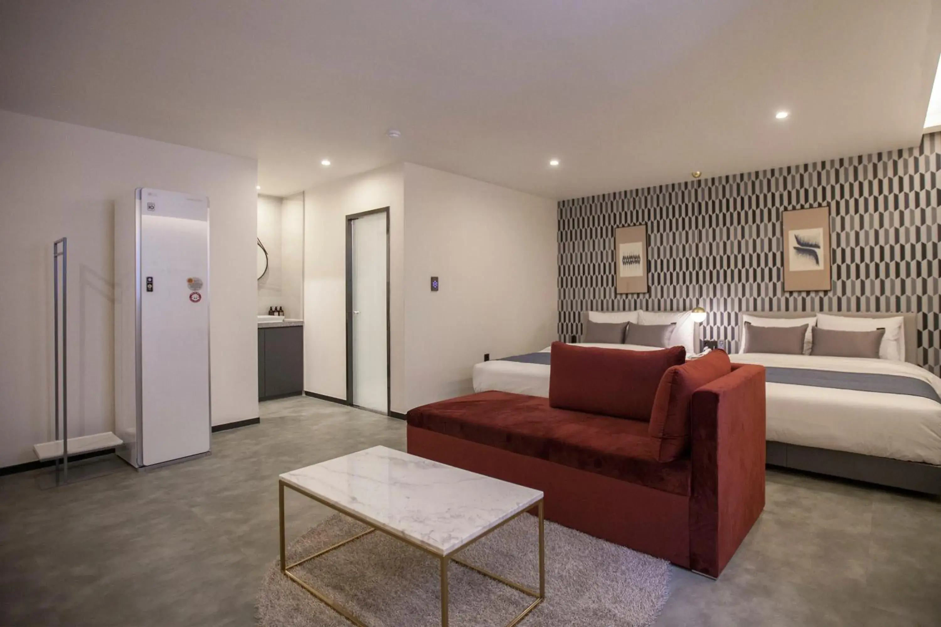 Superior Twin Room in Browndot Hotel Masan Odong Superior Twin Room in Browndot Hotel Masan Odong