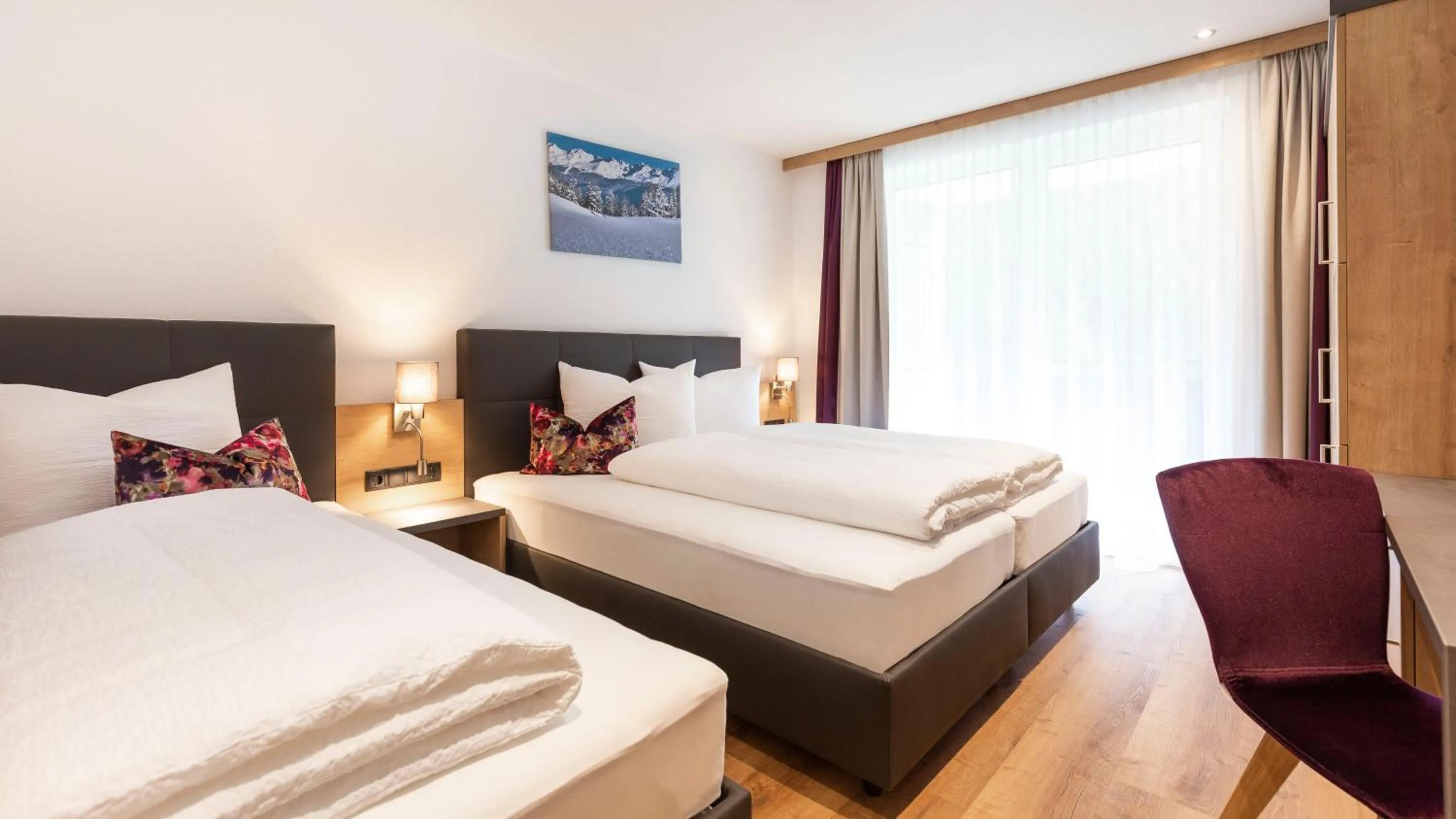 Bed in Aparthotel Lerch