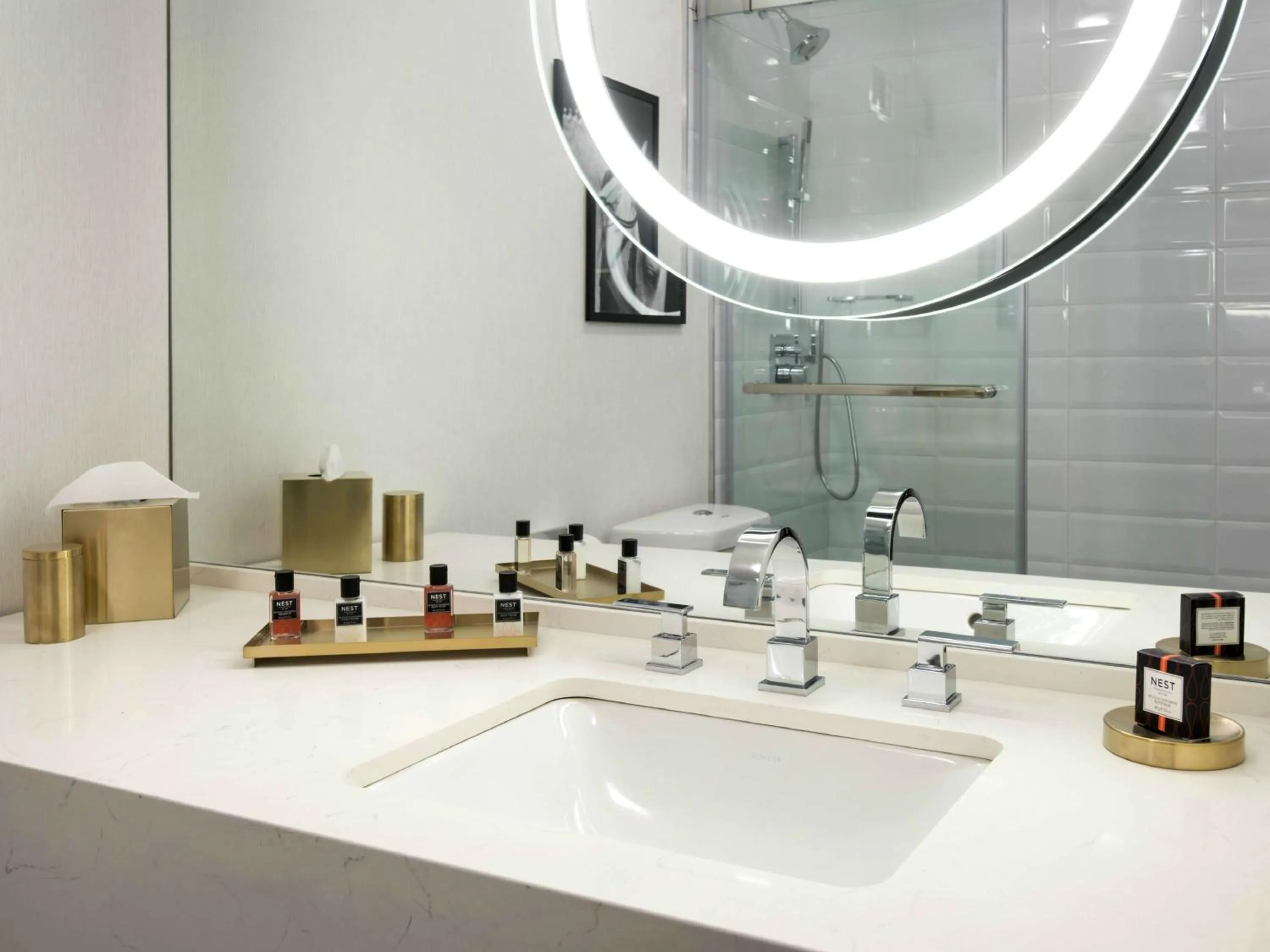 Bathroom in Somerset Hills Hotel, Tapestry Collection by Hilton