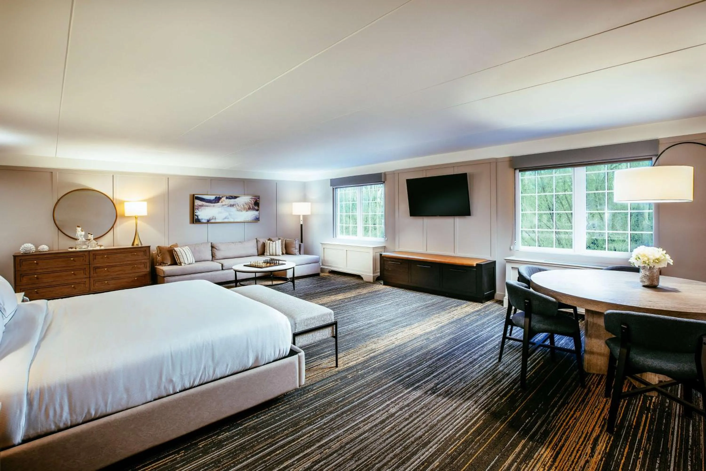 Bedroom, Bed in Somerset Hills Hotel, Tapestry Collection by Hilton