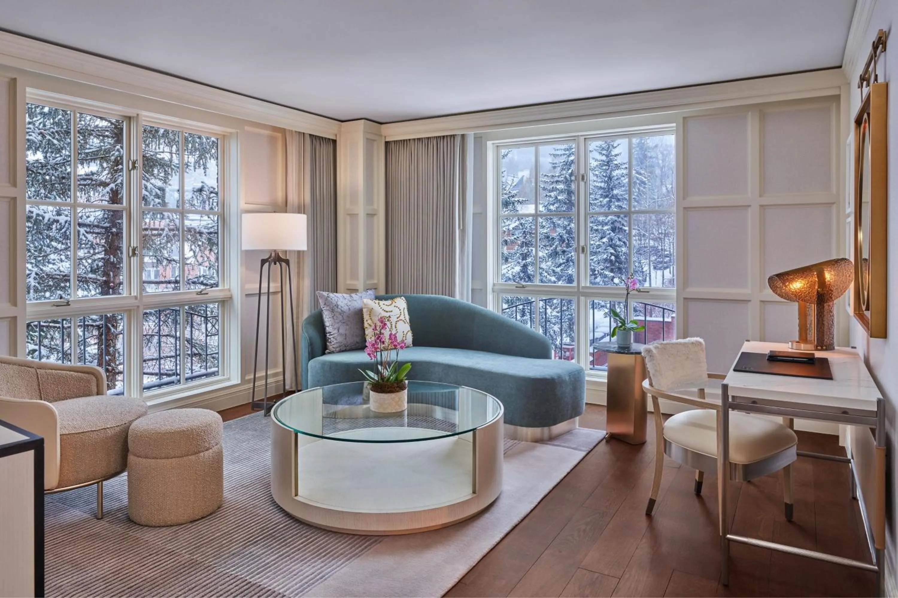 Living room in St. Regis Aspen Resort