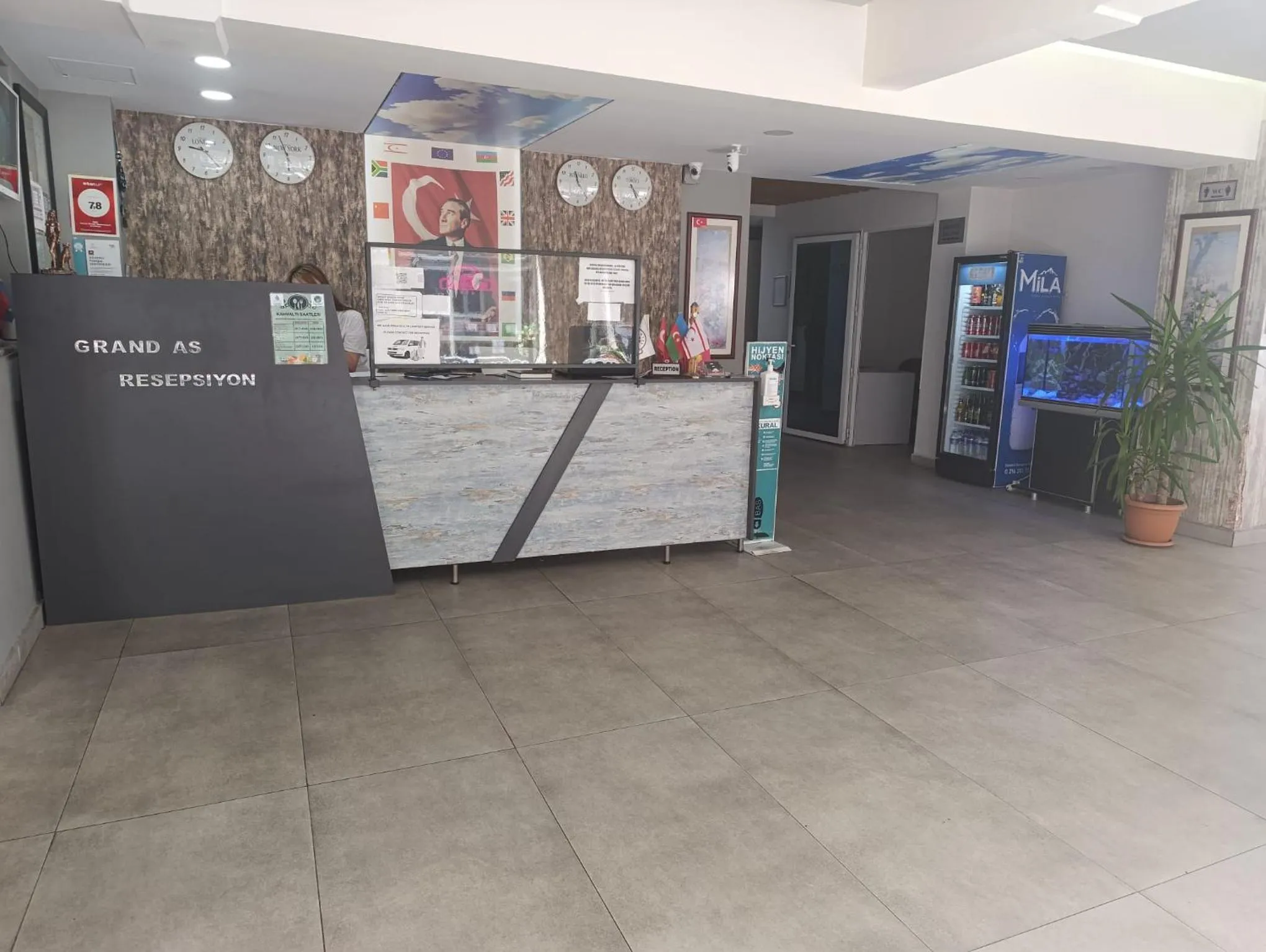 Lobby or reception in Grand As Hotel