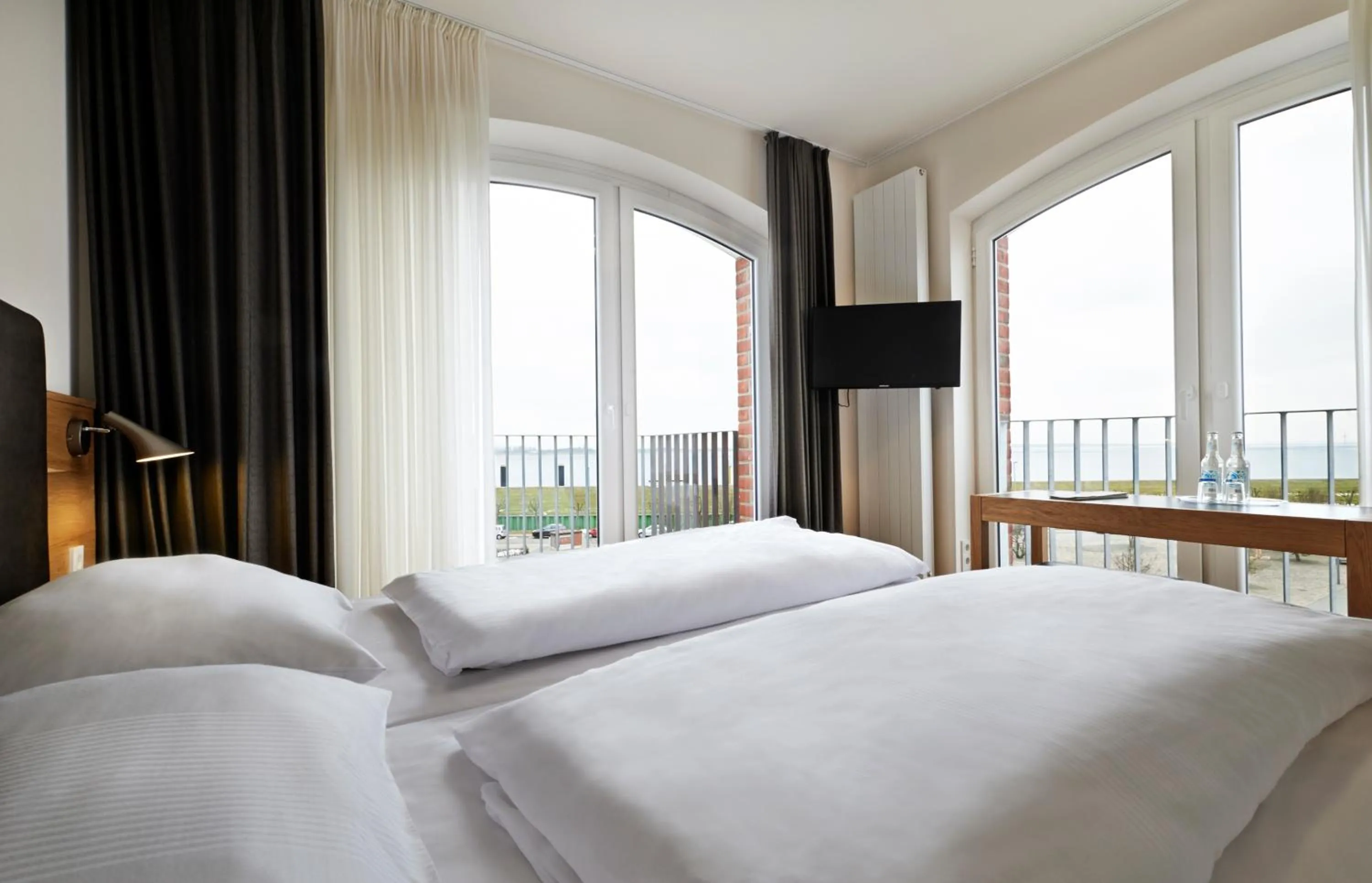 Bed in Im-Jaich Hotel Bremerhaven