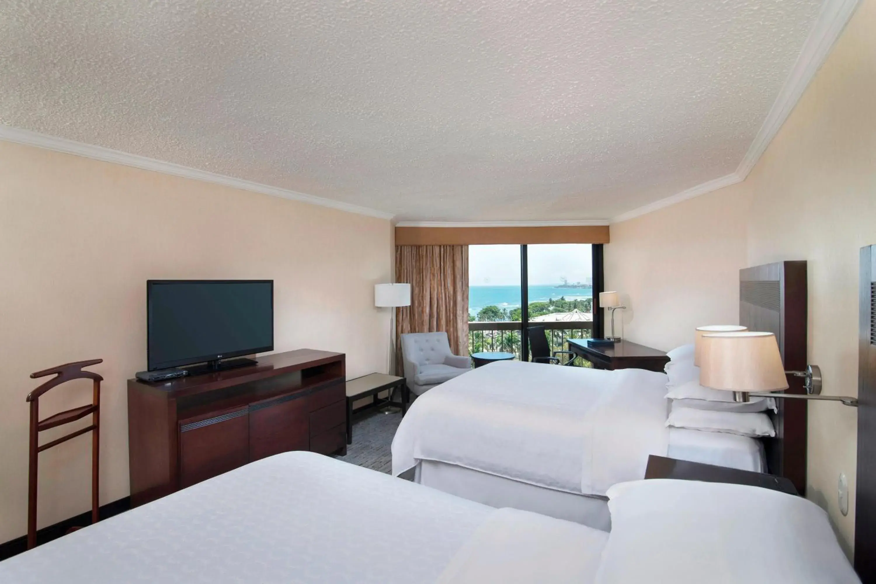 Club lounge access, Guest room, 2 Queen, Ocean view in Sheraton Santo Domingo Club lounge access, Guest room, 2 Queen, Ocean view in Sheraton Santo Domingo