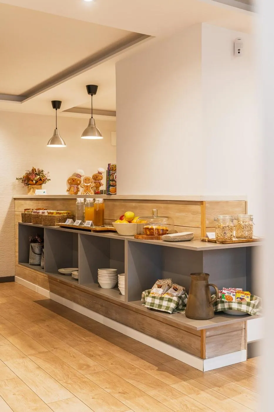 Buffet breakfast in Hotel Ribaeta