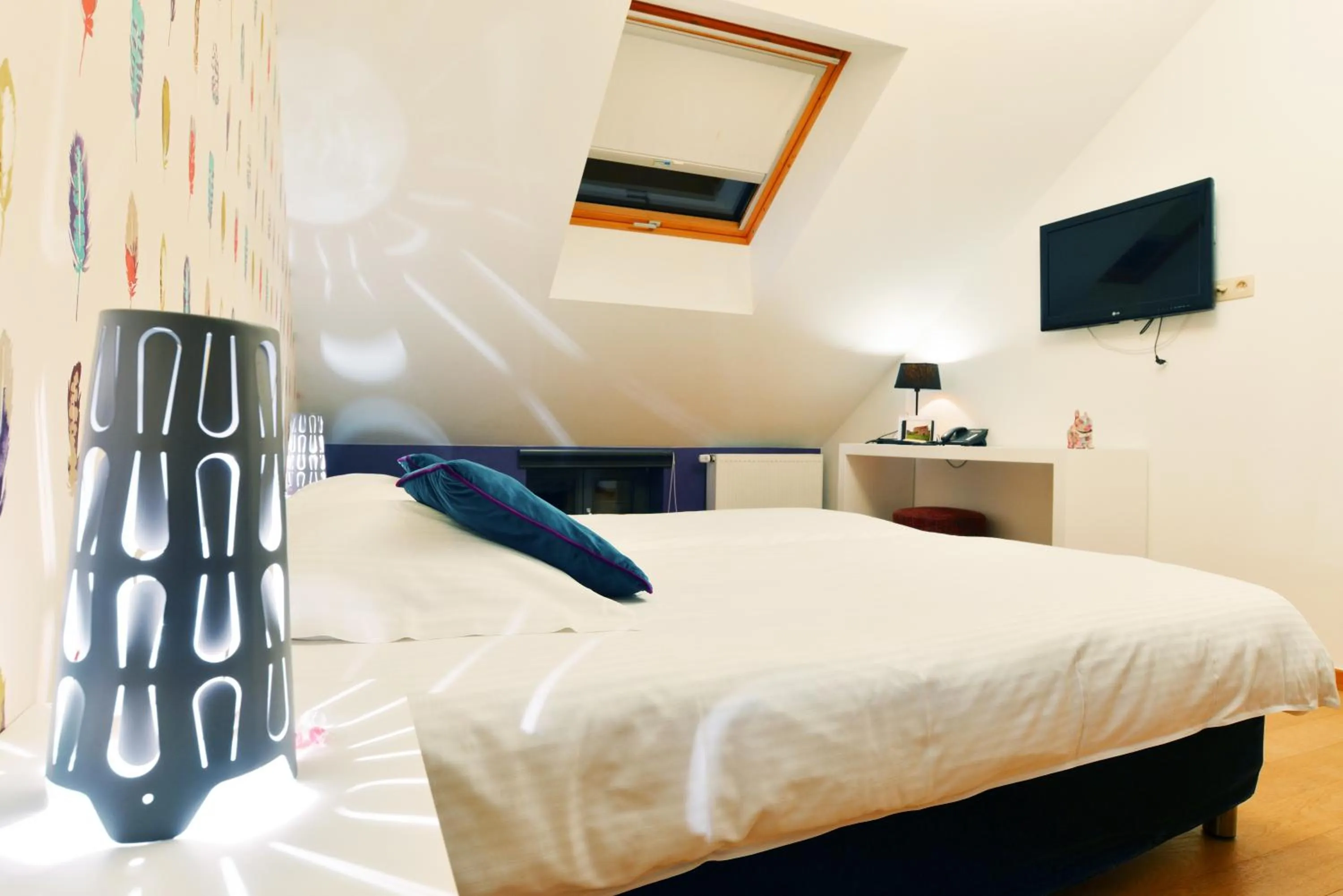 Bed in Durbuy Ô Restaurant Hotel