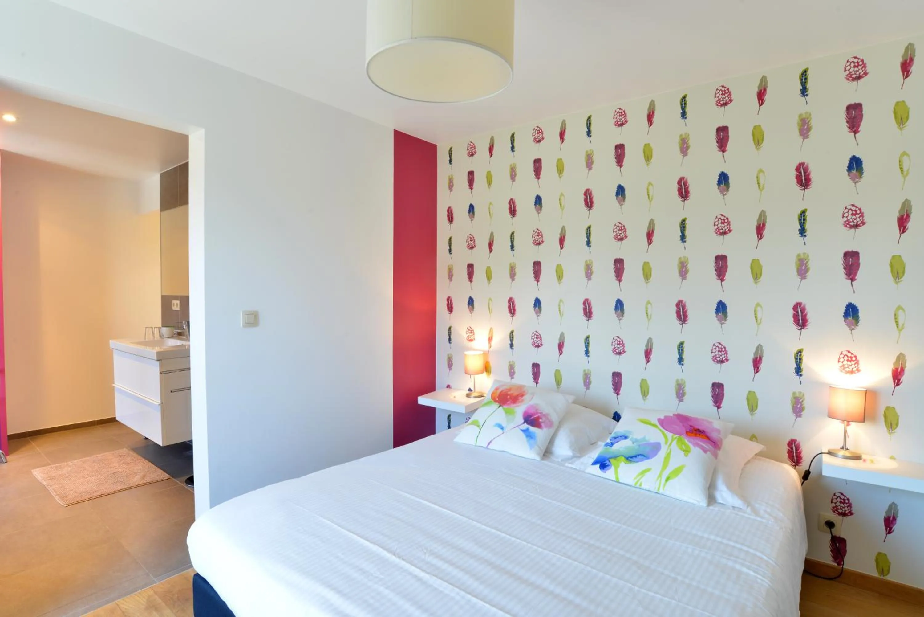 Bed in Durbuy Ô Restaurant Hotel