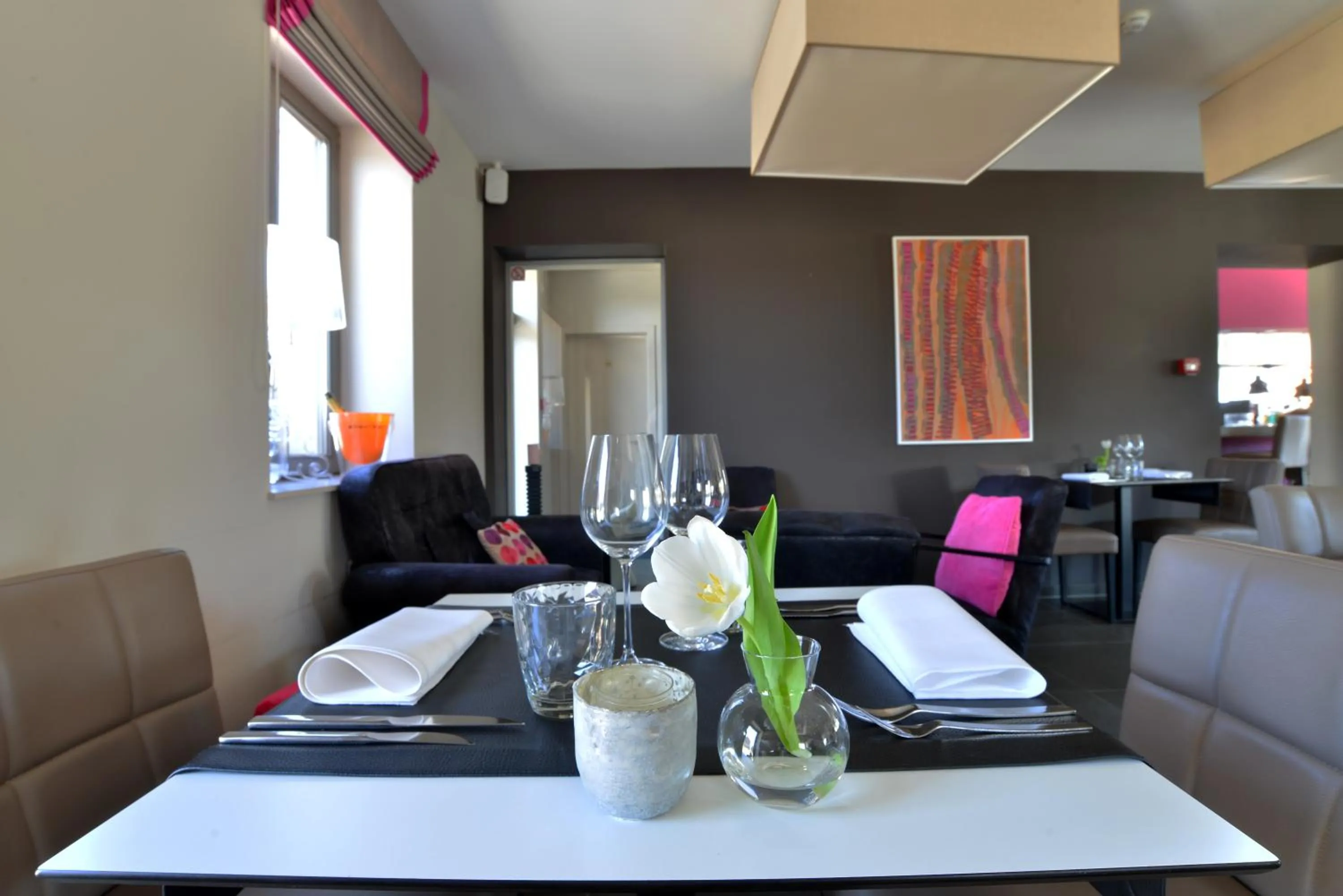 Living room in Durbuy Ô Restaurant Hotel