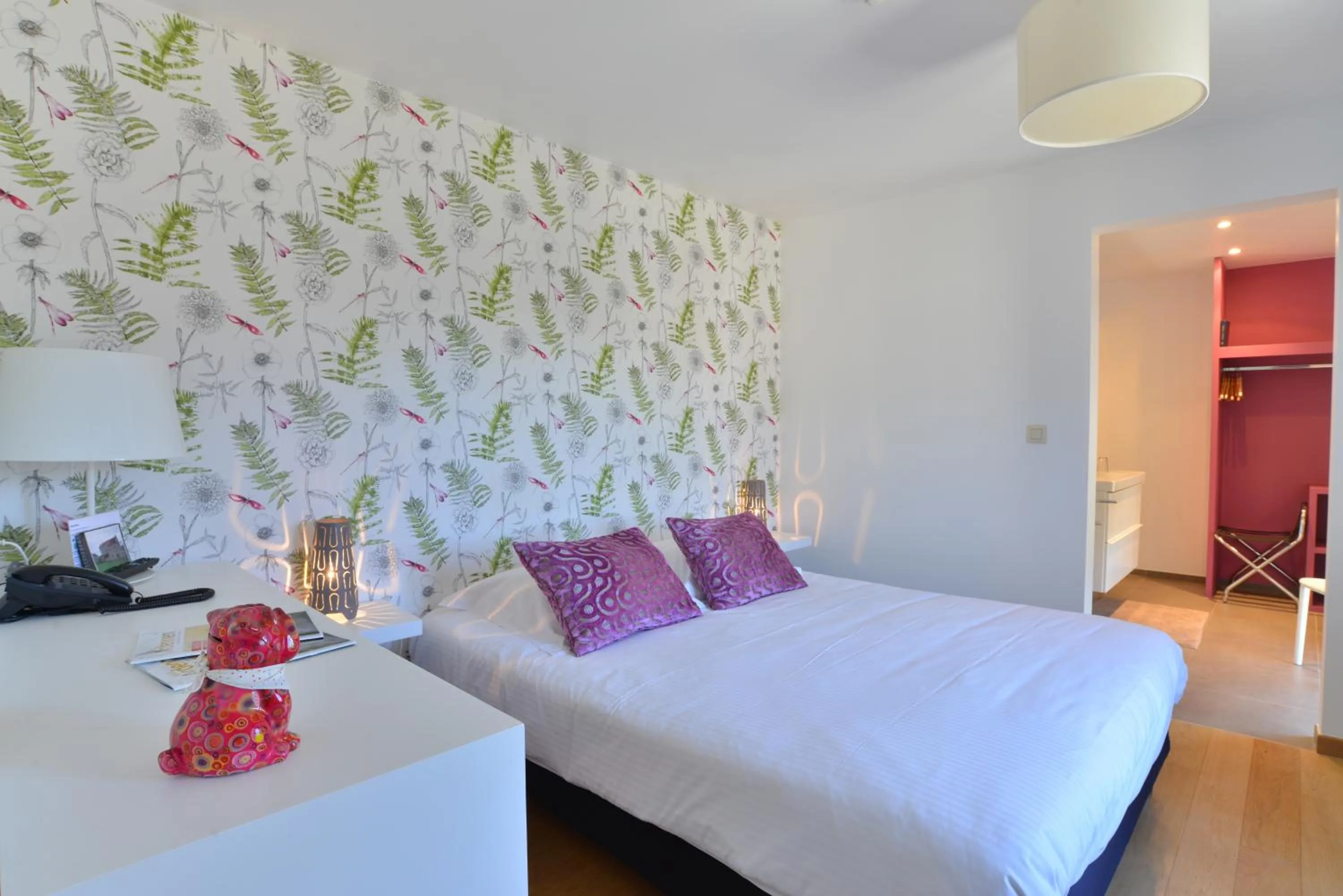 Bed in Durbuy Ô Restaurant Hotel