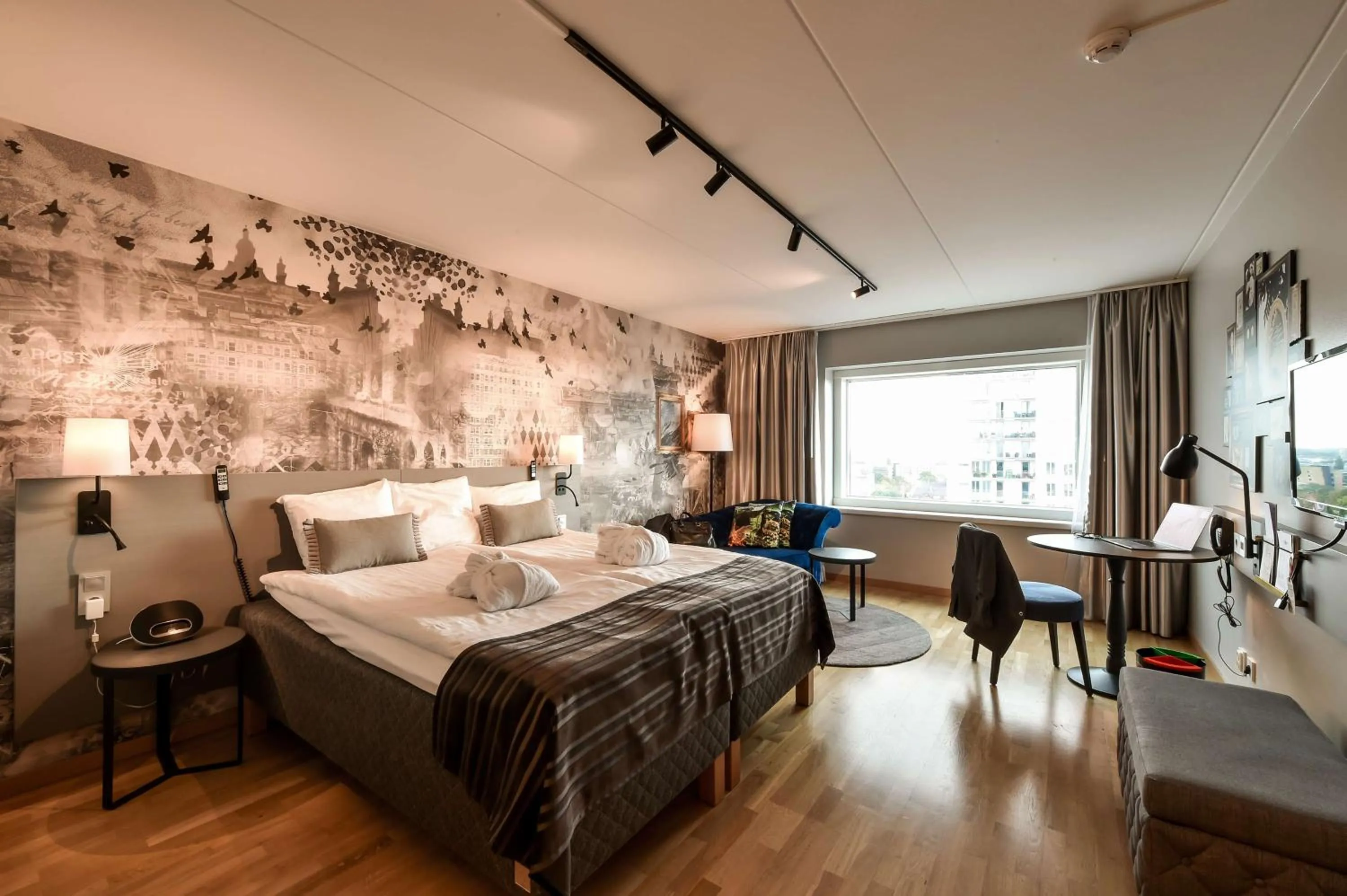 Bedroom, Bed in Scandic Triangeln