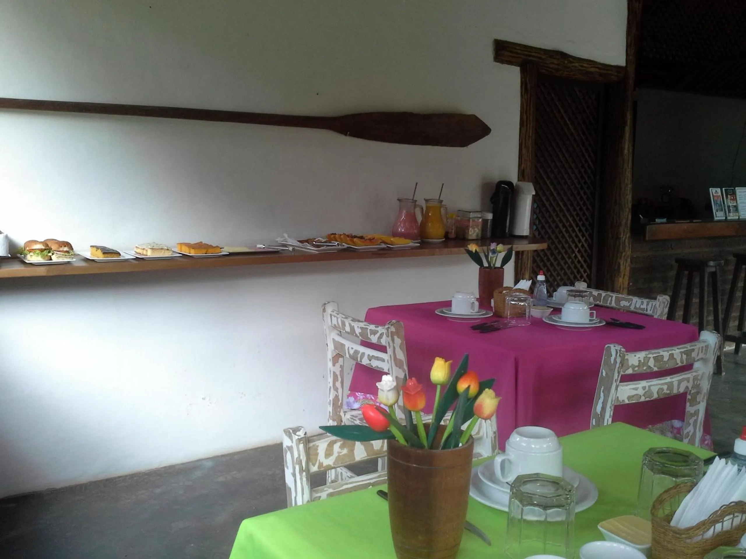 Dining area in Pousada Atlântida