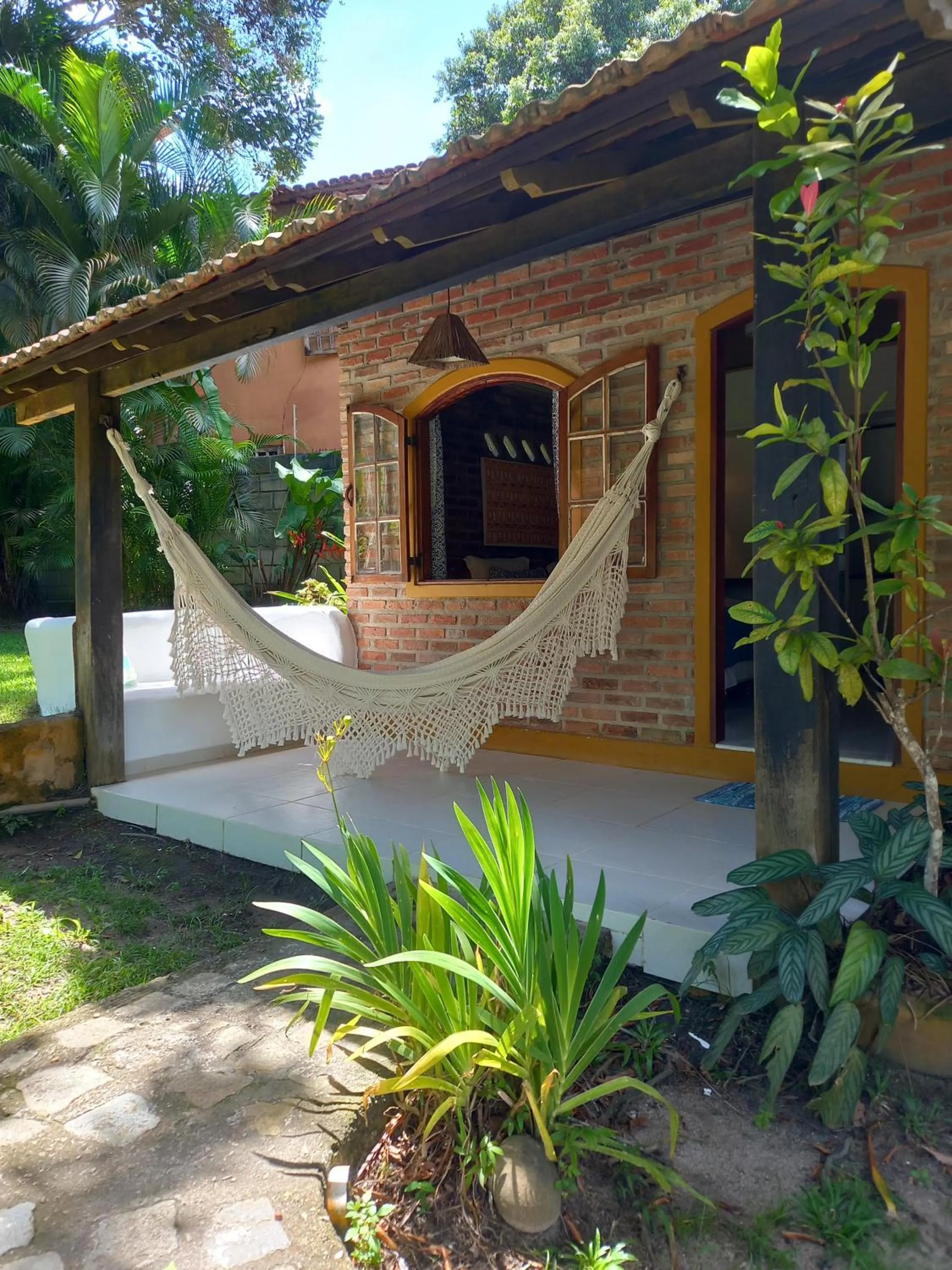 Garden view in Pousada Atlântida