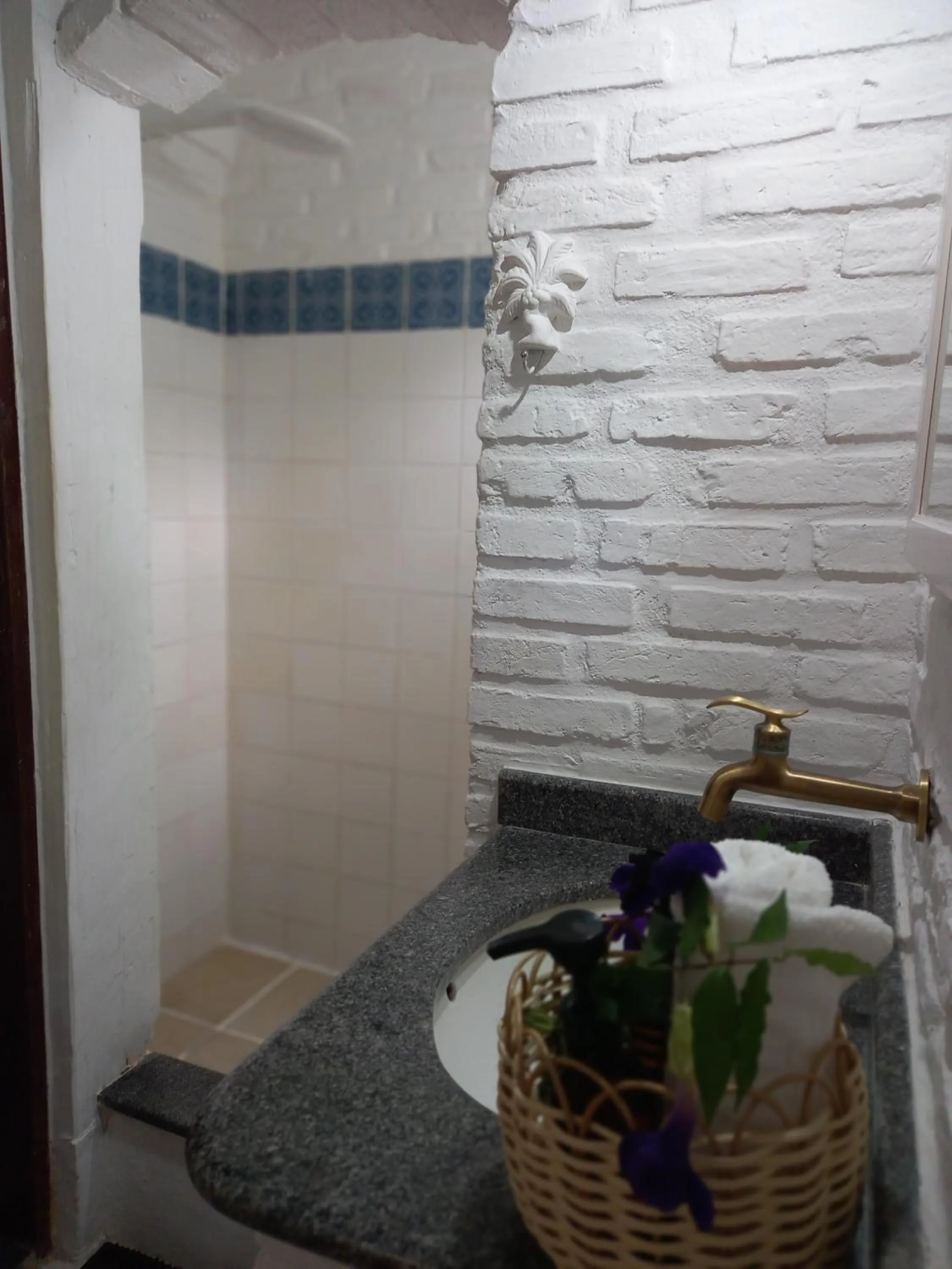 Bathroom in Pousada Atlântida