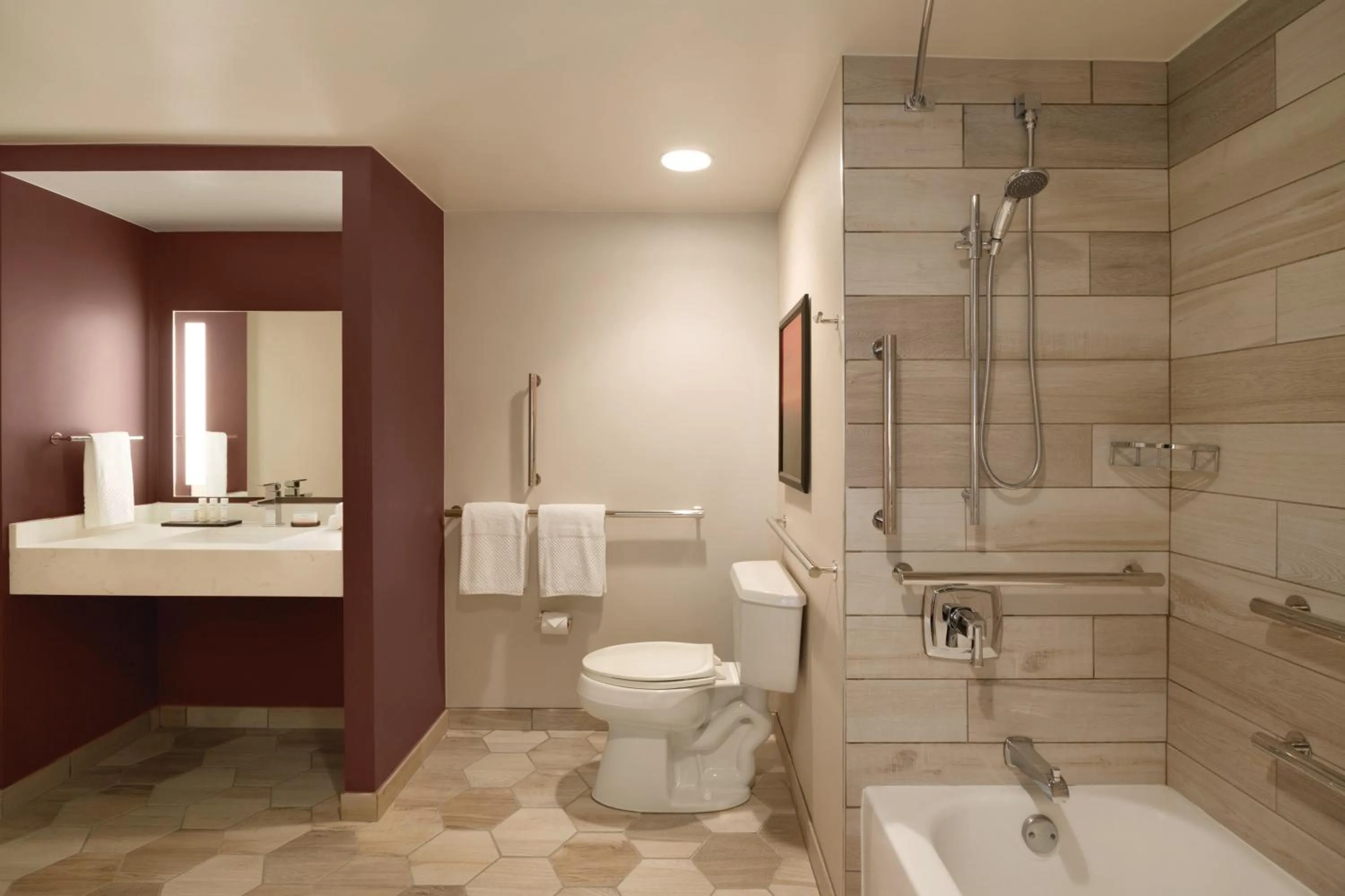 Bathroom in Embassy Suites by Hilton Phoenix Downtown North