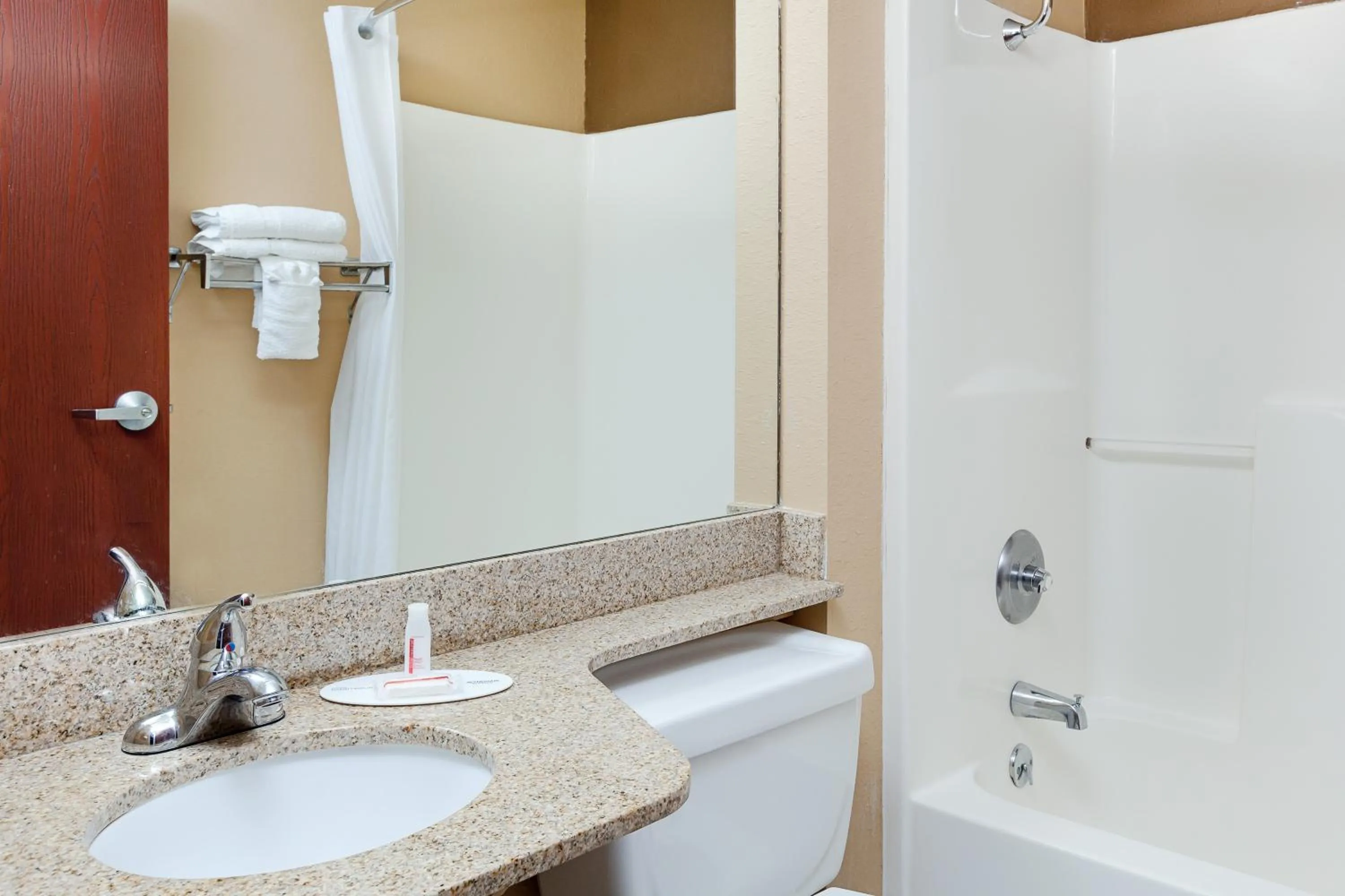 Bathroom in Microtel Inn and Suites Lafayette