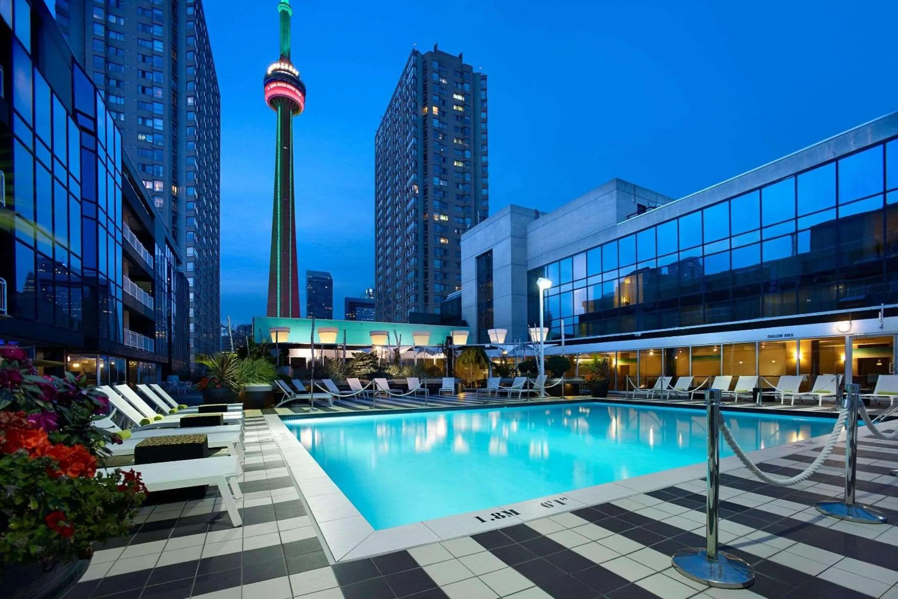 Swimming pool in Radisson Blu Toronto Downtown