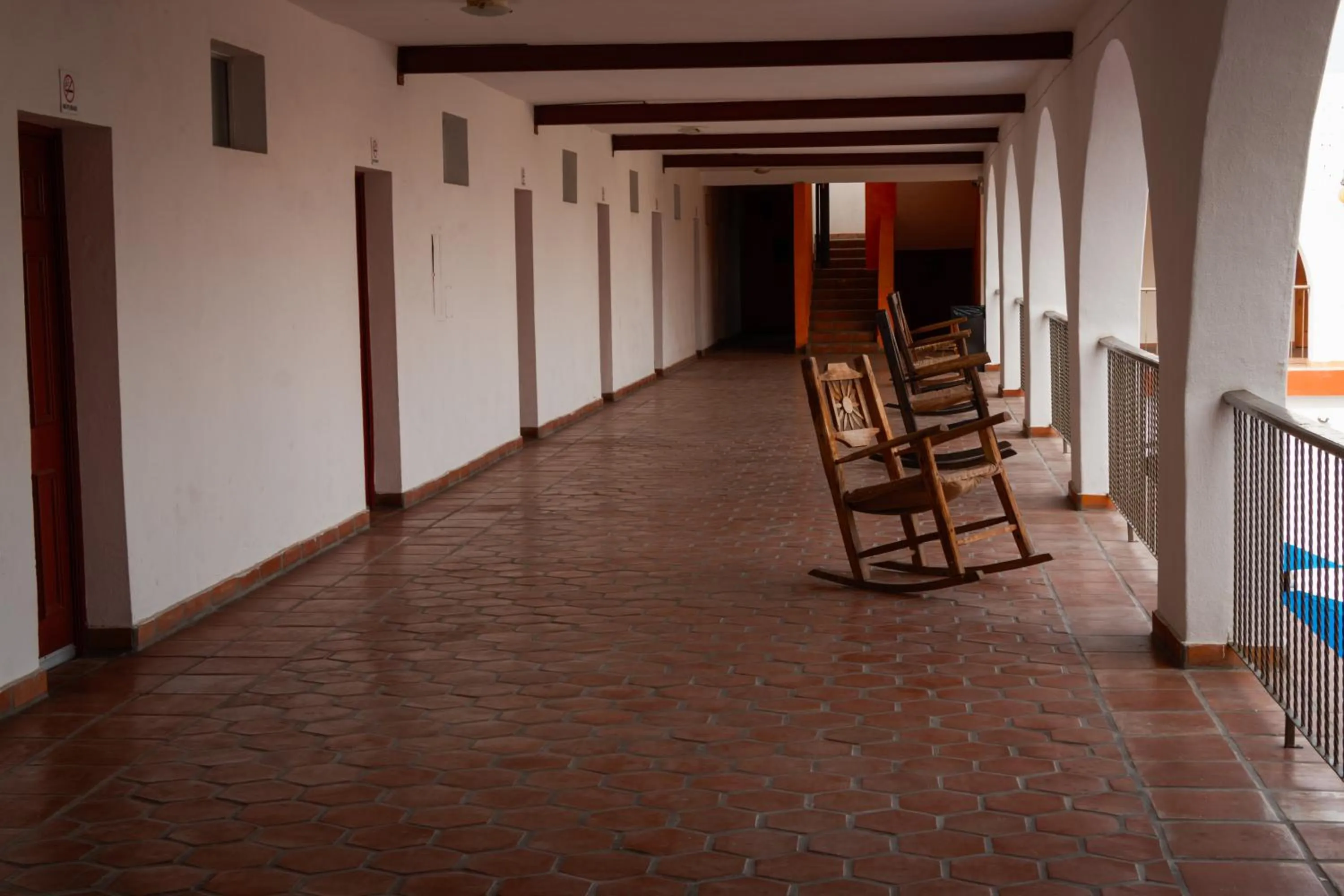 Property building in Hotel Hacienda Bugambilias La Paz