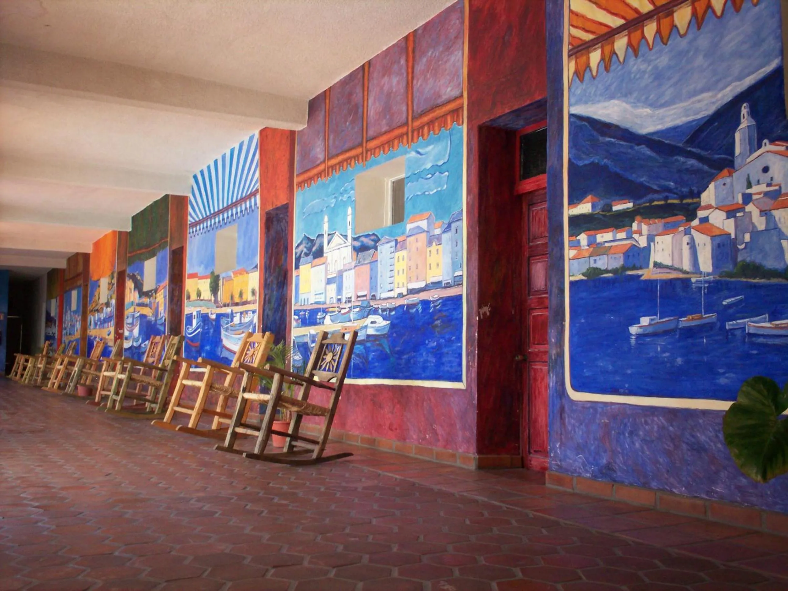 Property building in Hotel Hacienda Bugambilias La Paz