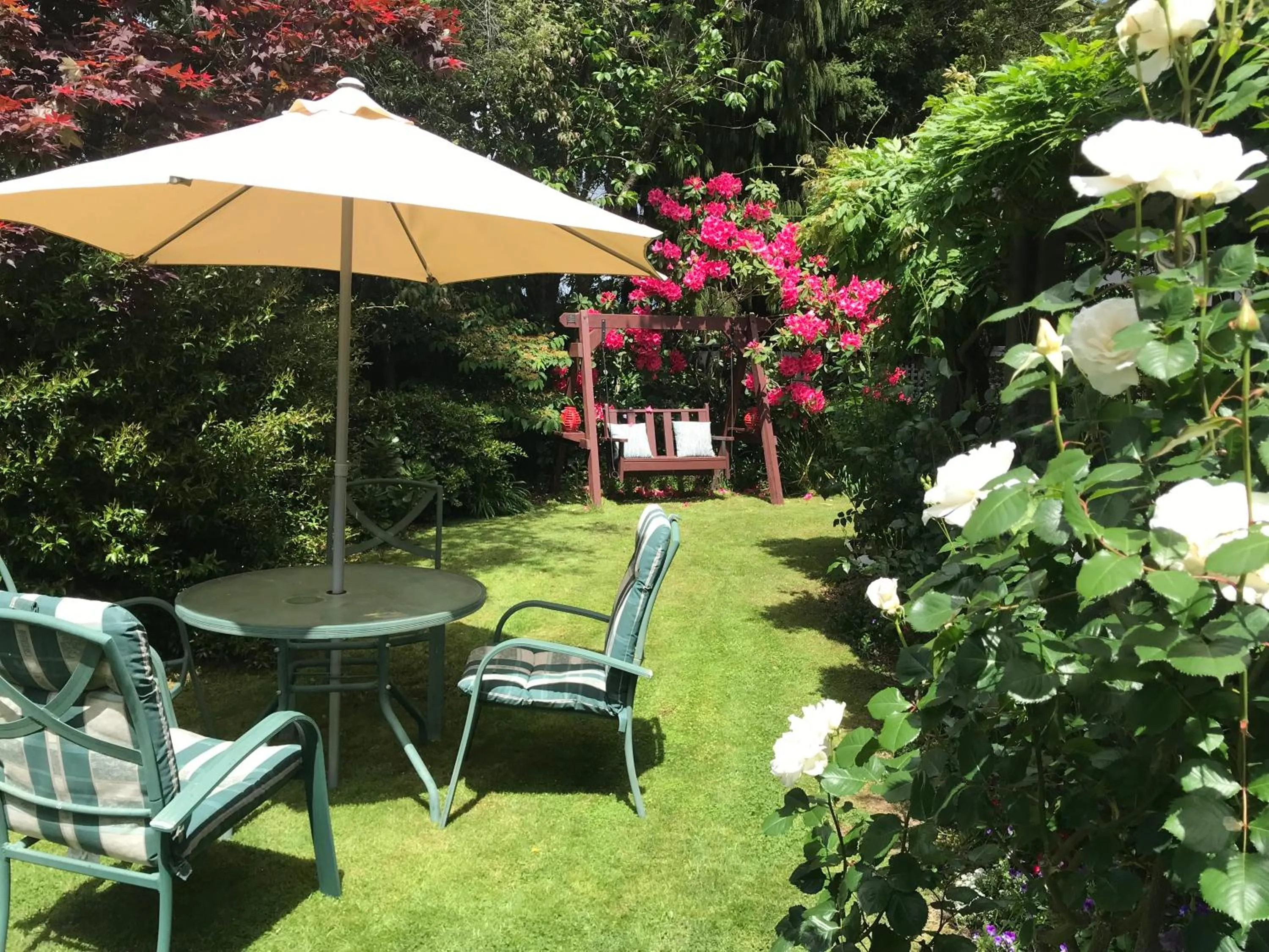 Garden in The Loft Bed and Breakfast