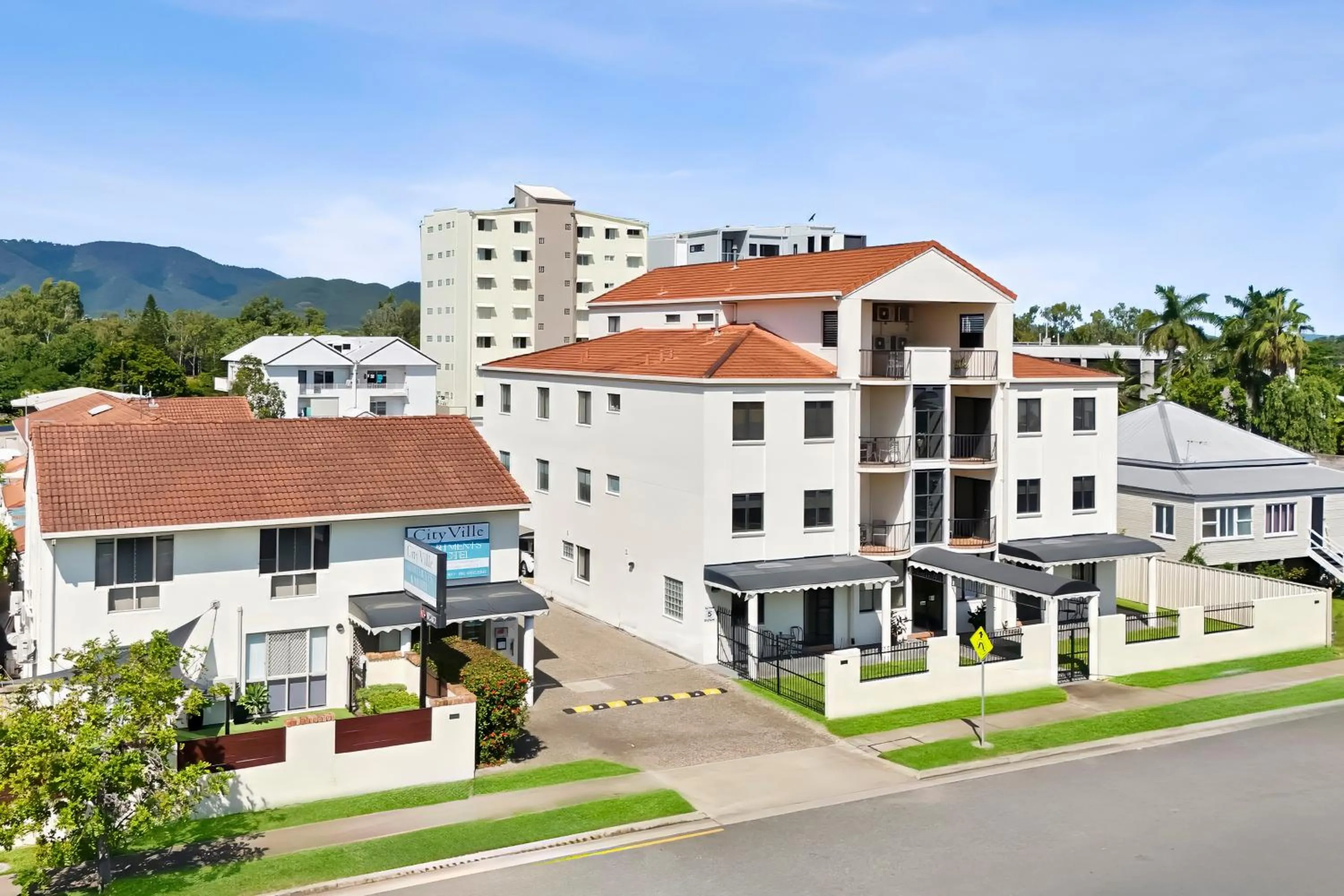 Property building in Cityville Apartments & Motel