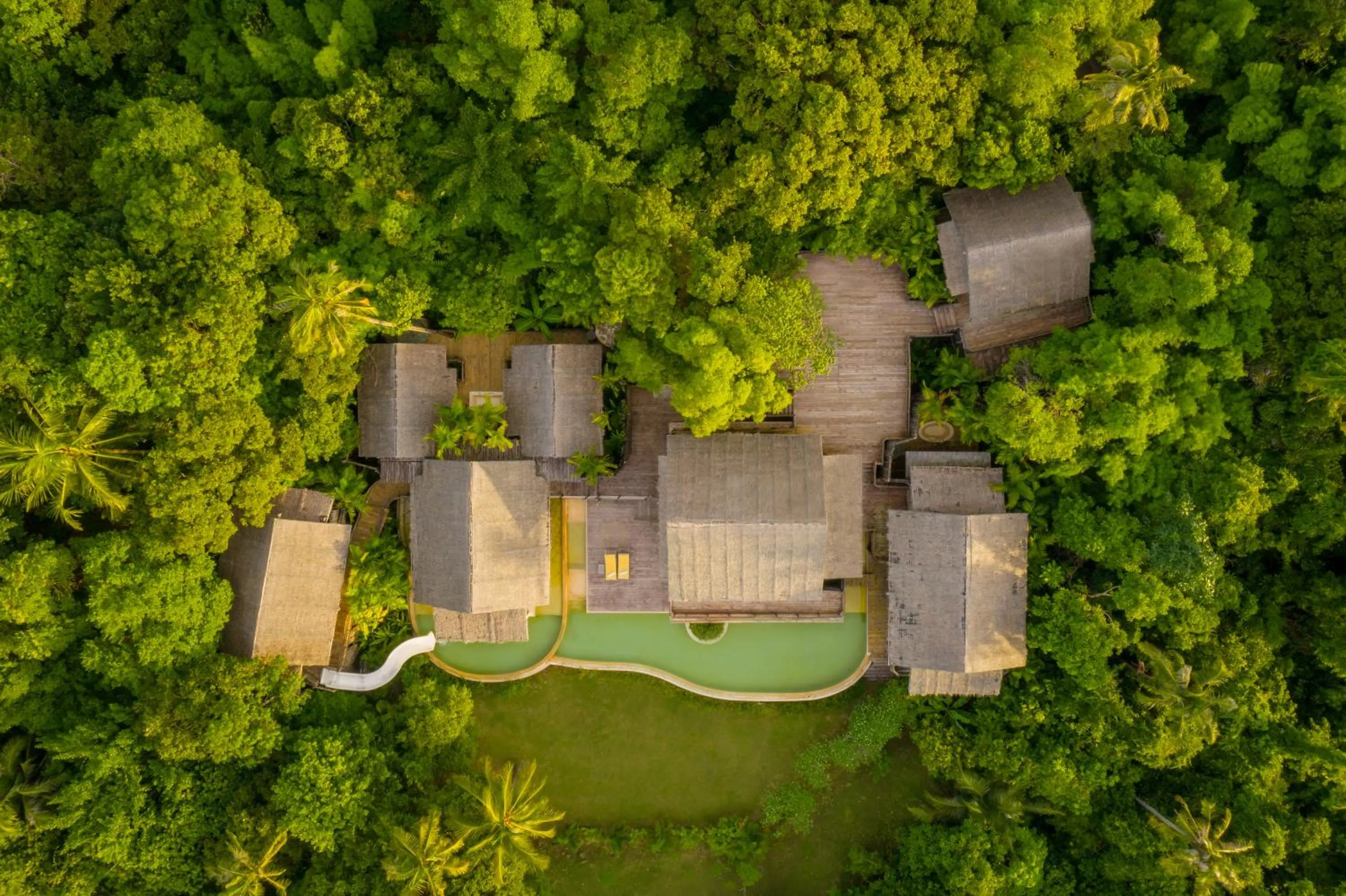 Bird's eye view in Soneva Kiri