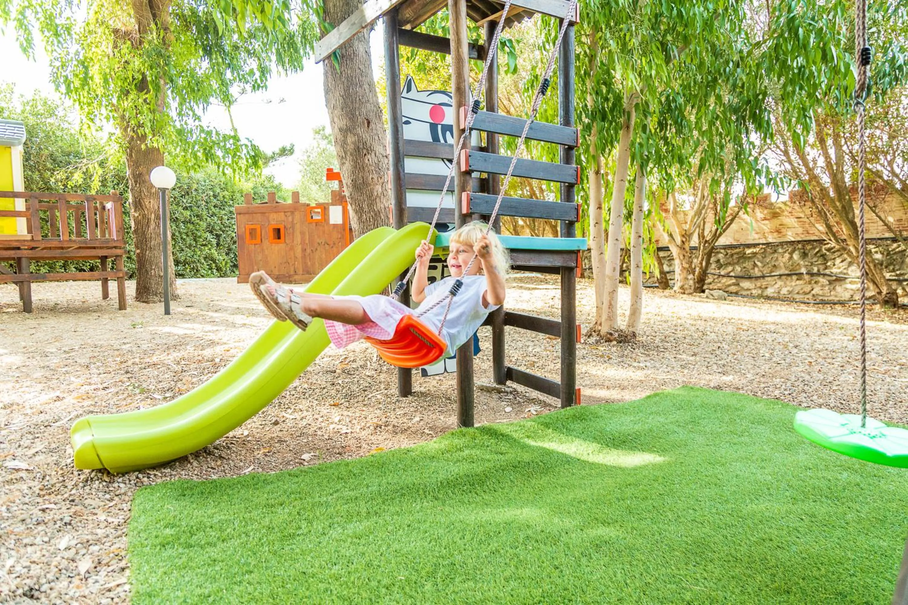 Children play ground in Albergo Residenziale Menhirs