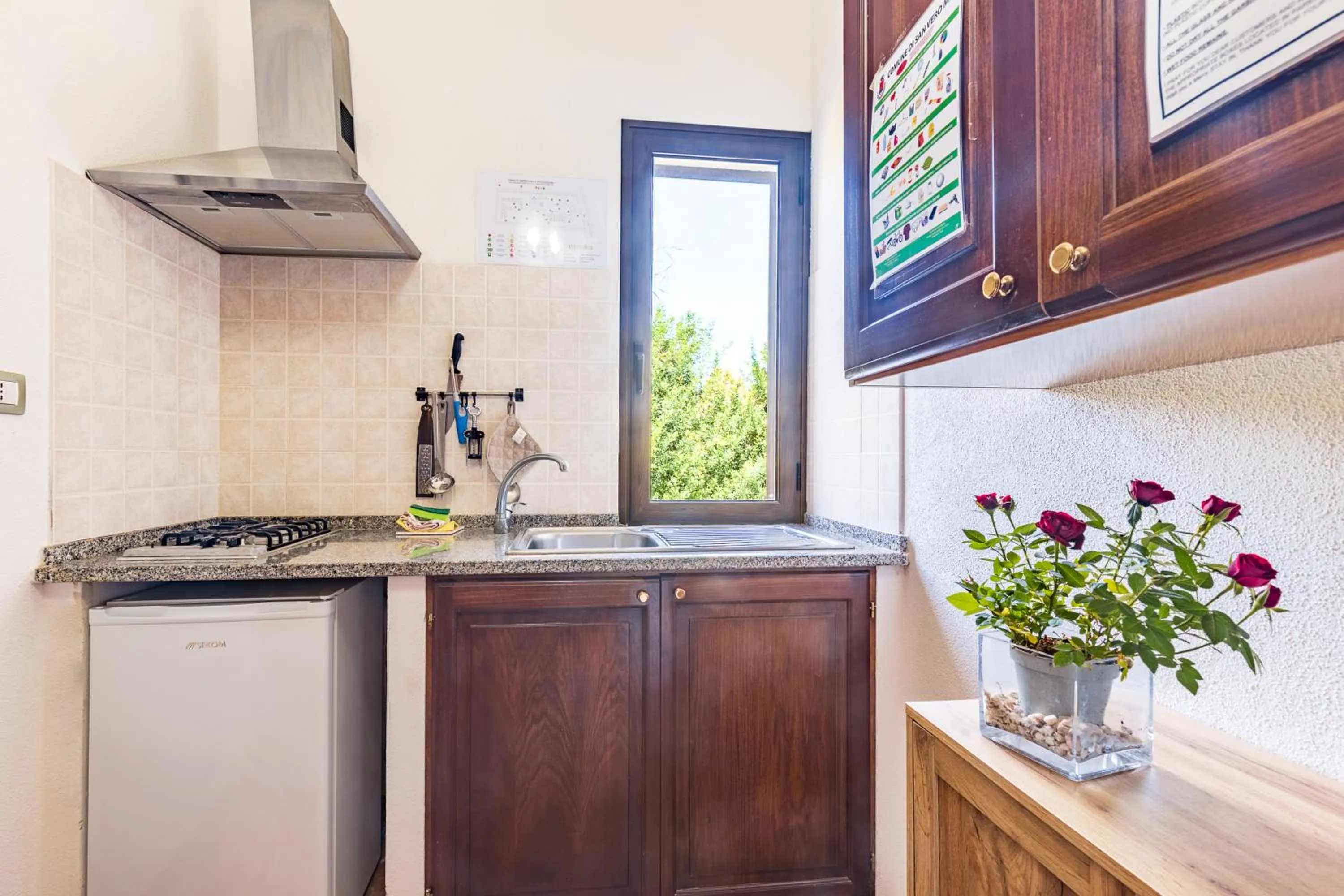 Kitchen or kitchenette in Albergo Residenziale Menhirs