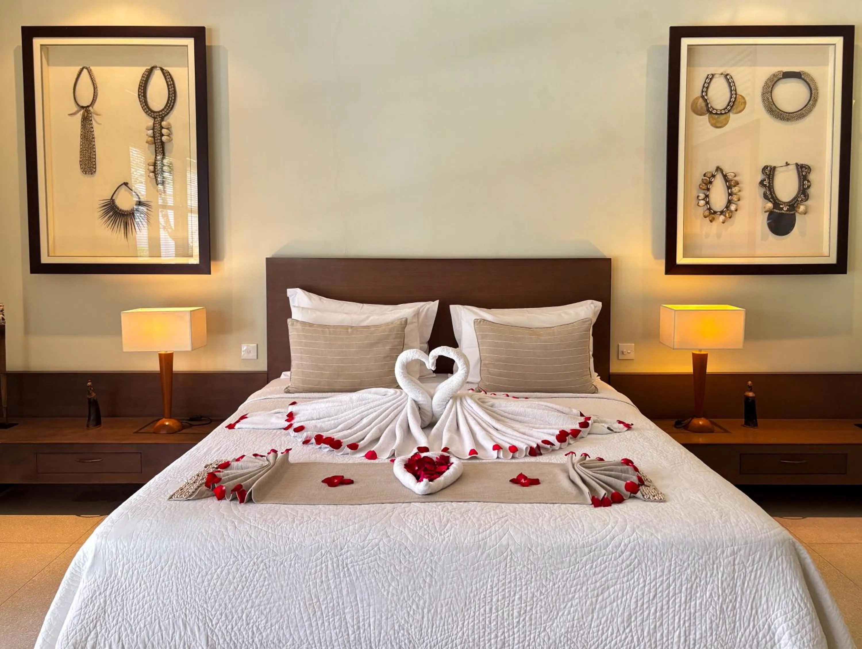 Bed in Nyaman Villas Seminyak
