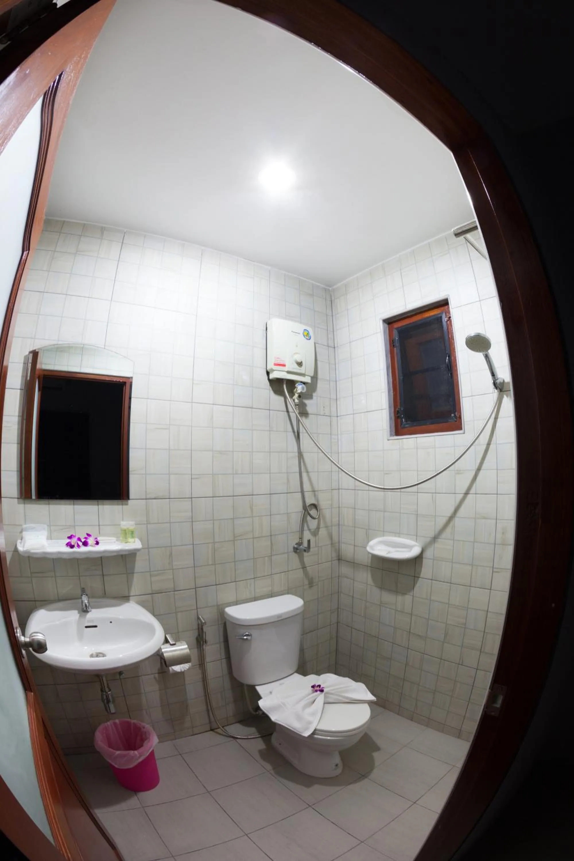 Toilet in Freedom Hotel