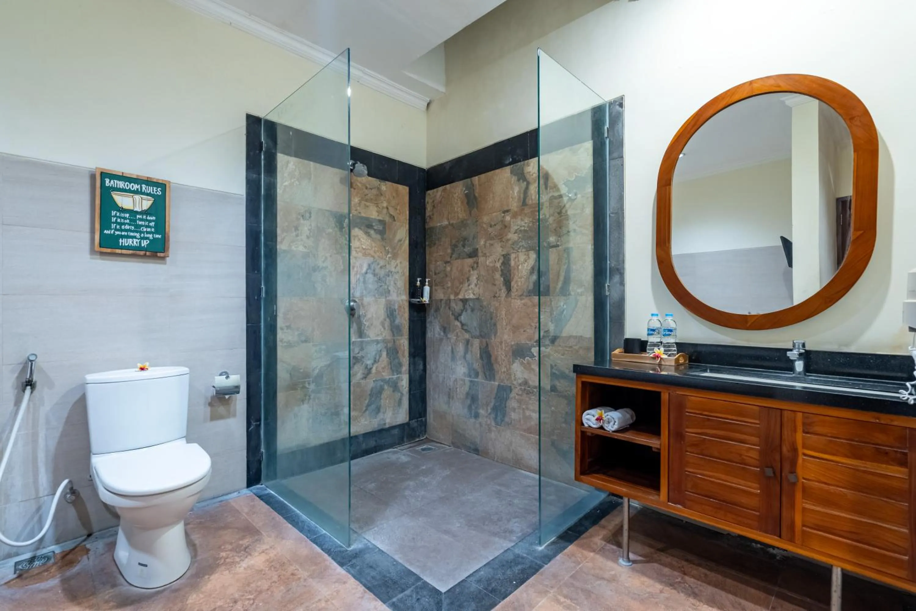 Shower in De' Bharata Bali Villas