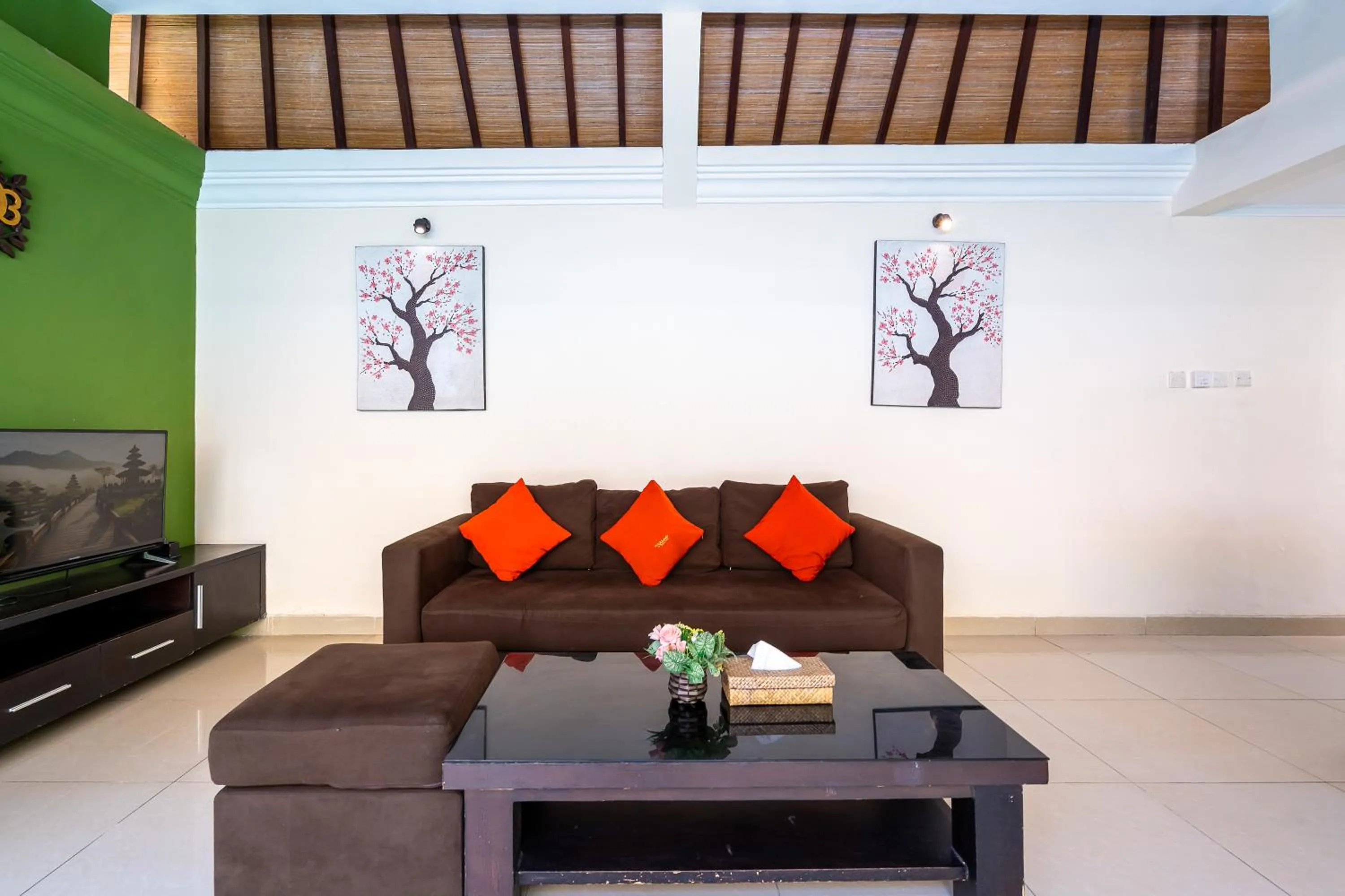 Living room in De' Bharata Bali Villas