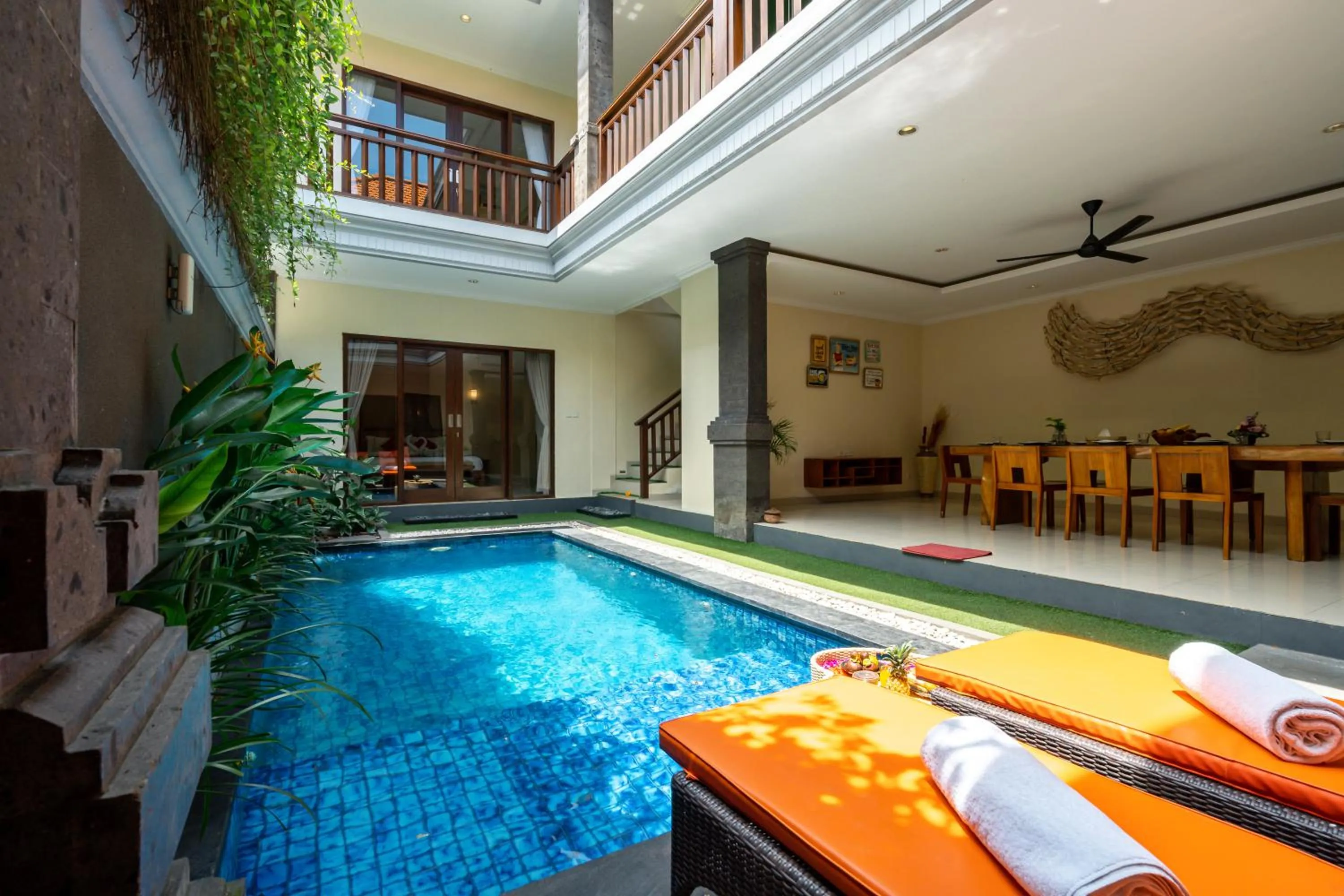 Swimming pool in De' Bharata Bali Villas