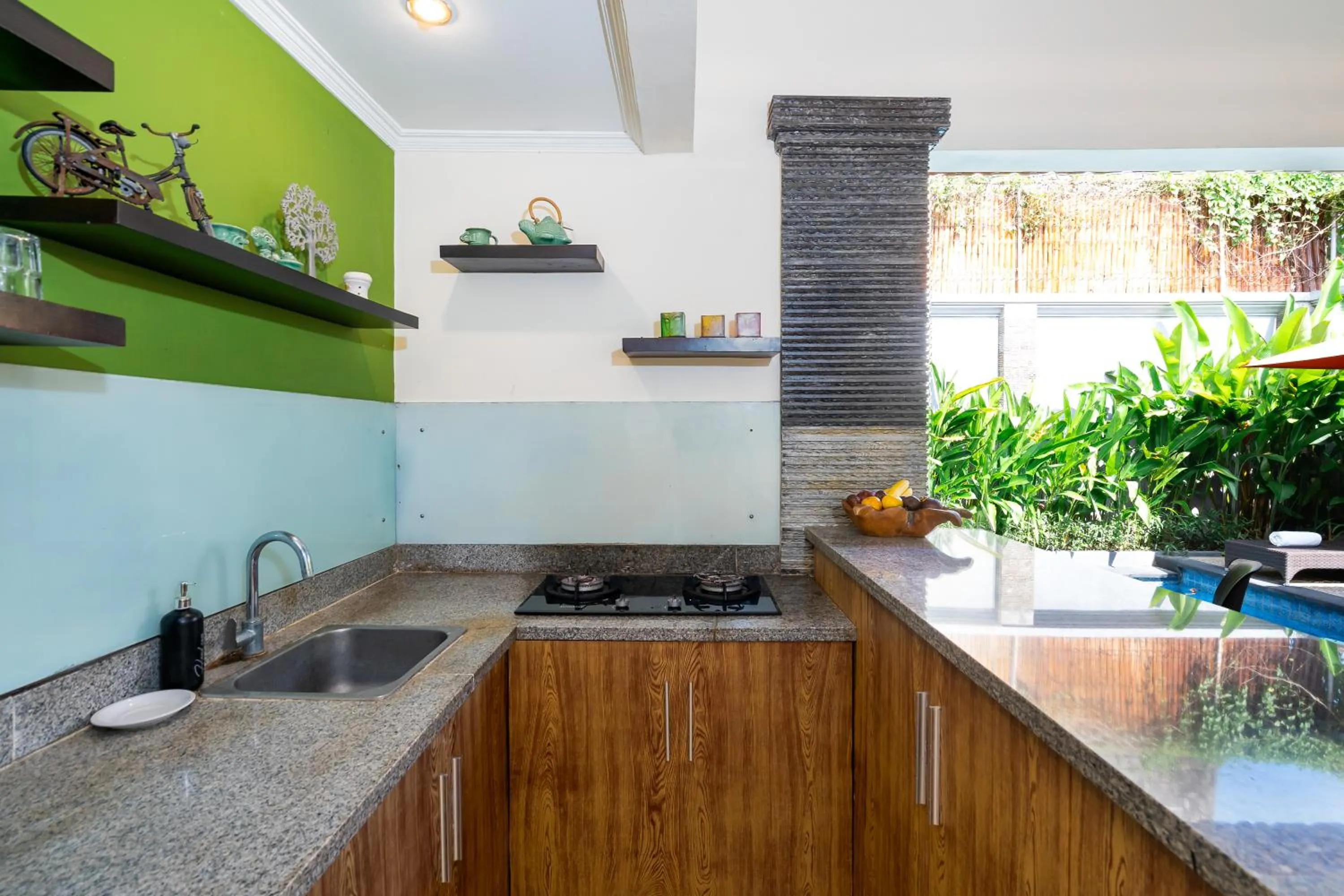 Kitchen or kitchenette in De' Bharata Bali Villas