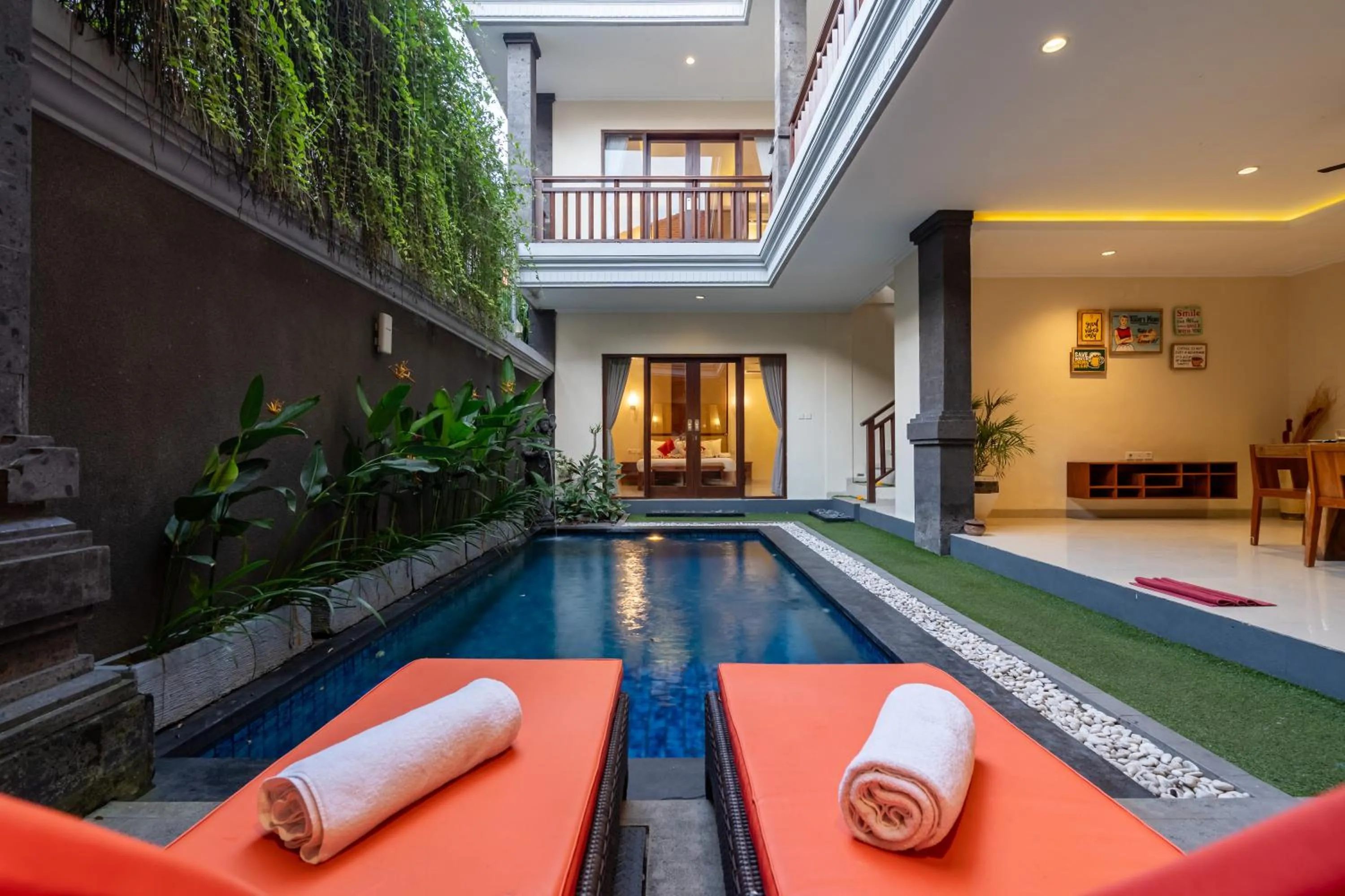 Seating area in De' Bharata Bali Villas