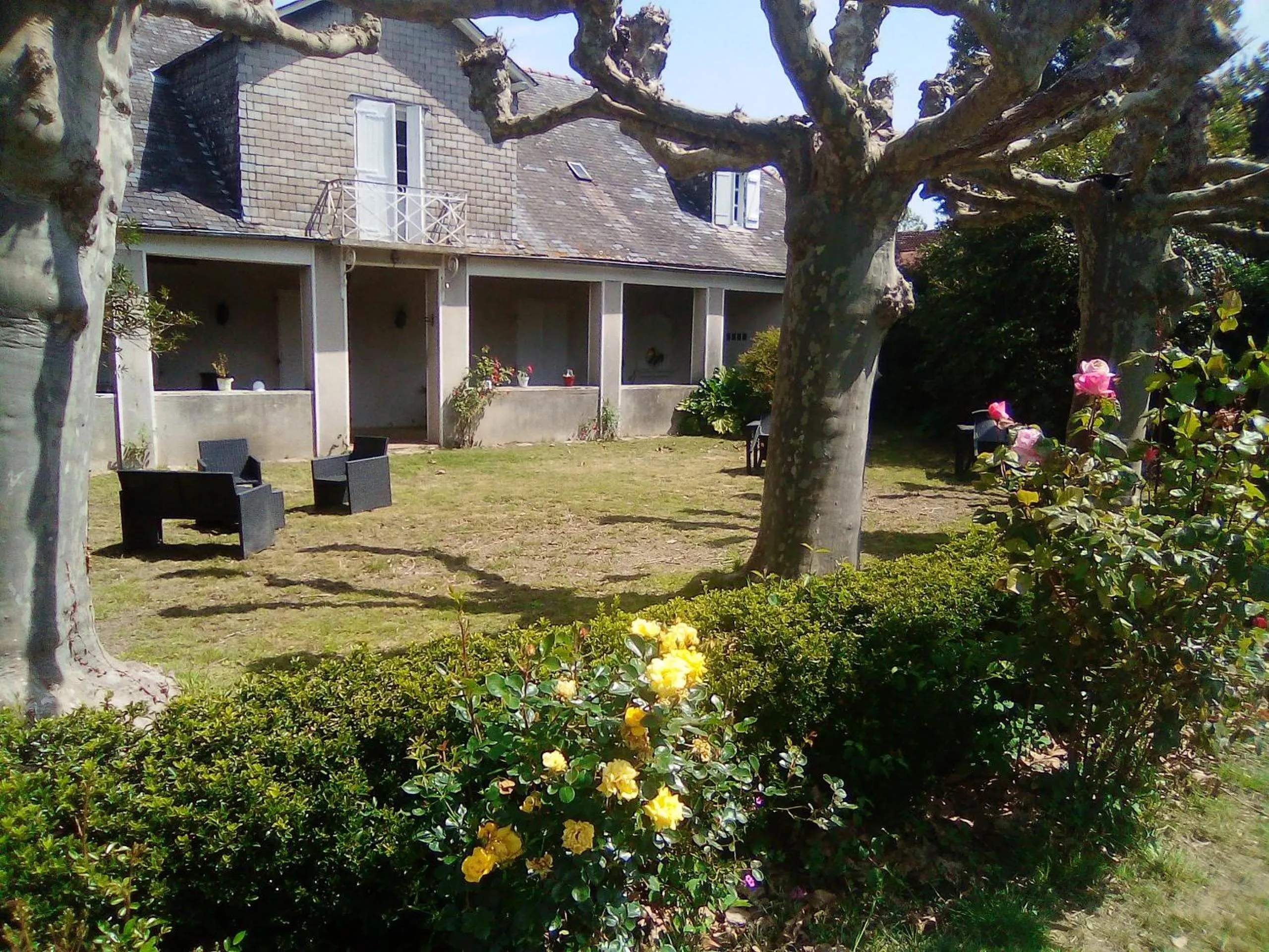 Patio in LA VILLA DU BEARN
