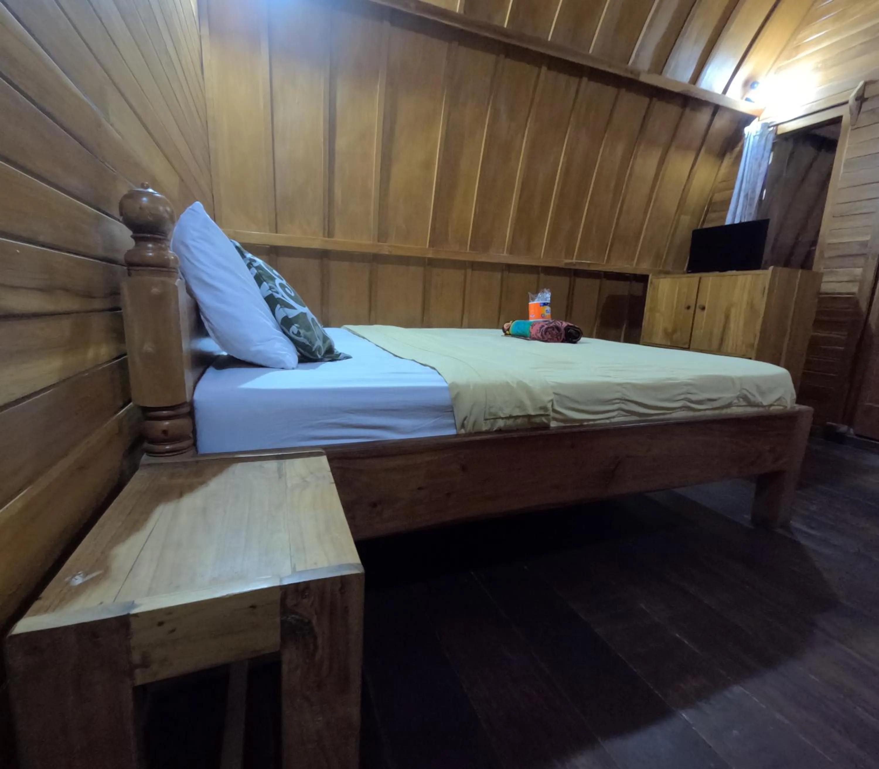 Bed in Banana Leaf Bungalow