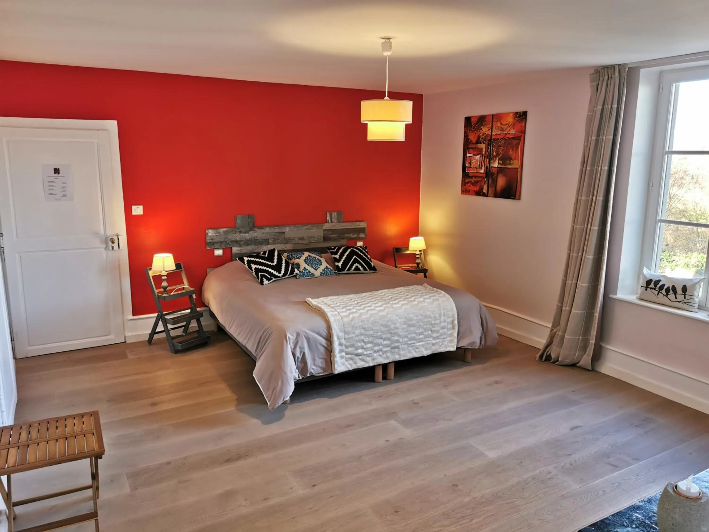 Bed in Chambres d'hôtes La Tuilerie