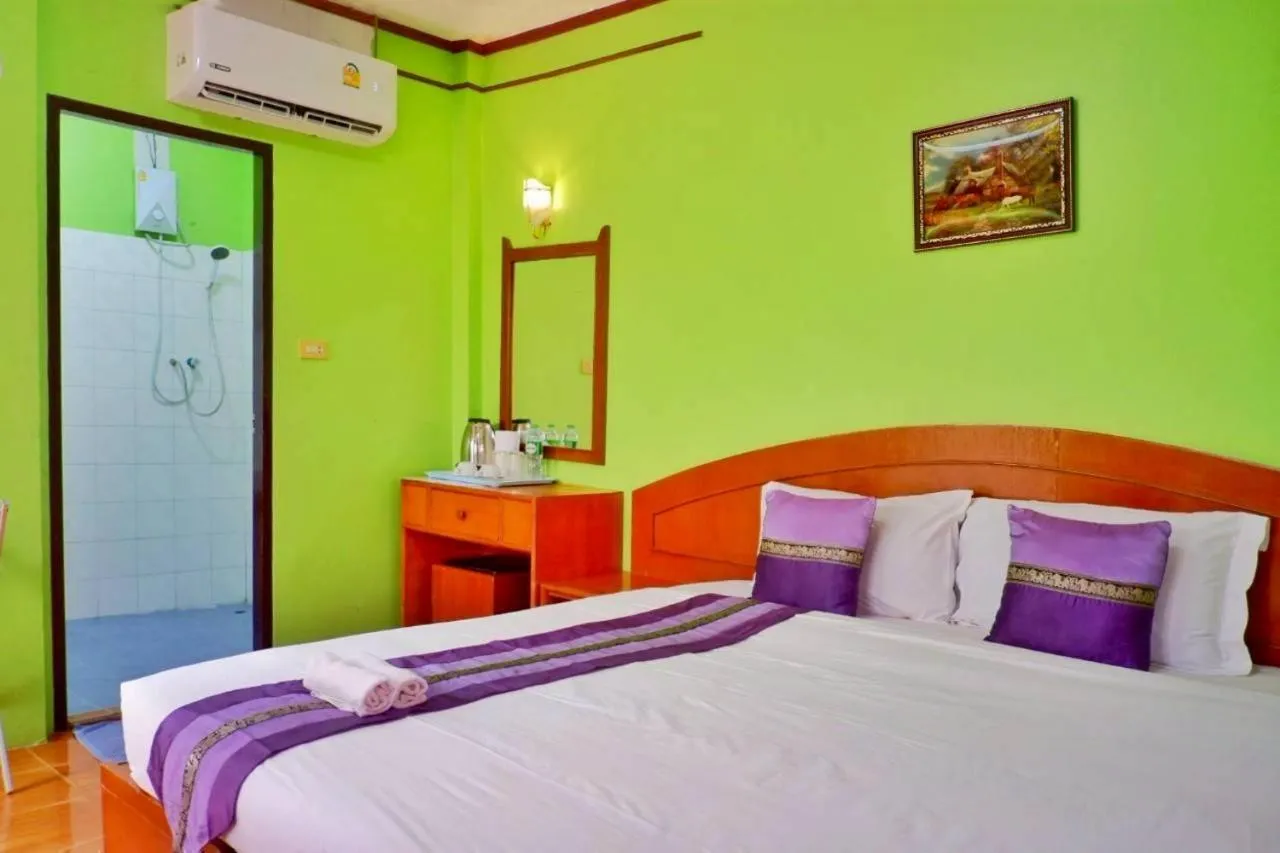 Bed in Island View Bungalows